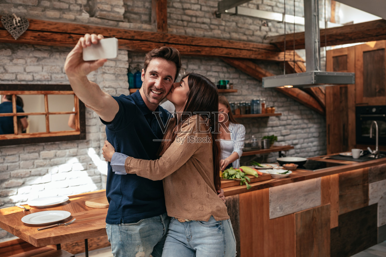 这总是自拍的好时机照片摄影图片