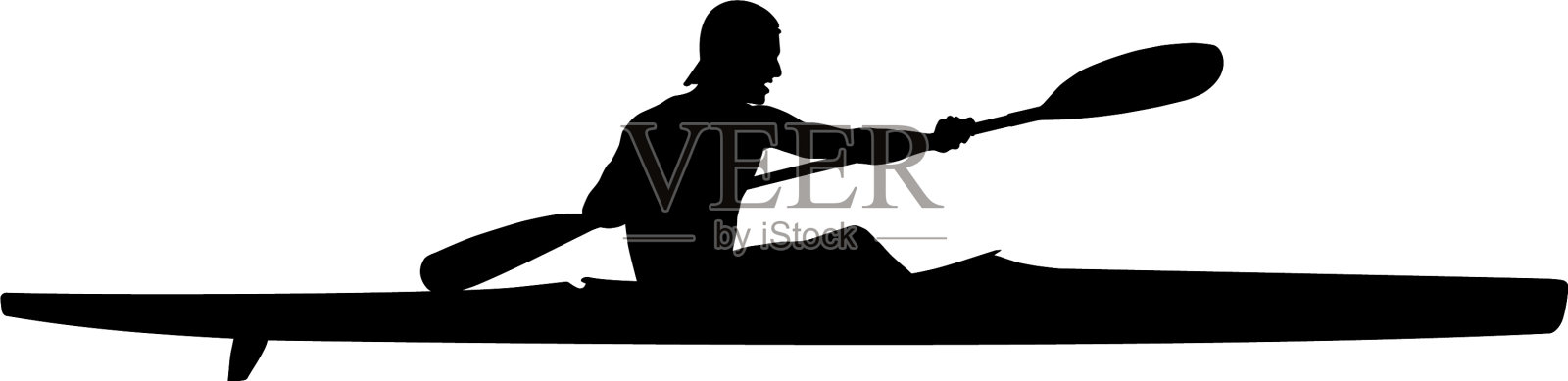运动员皮划艇爱好者设计元素图片