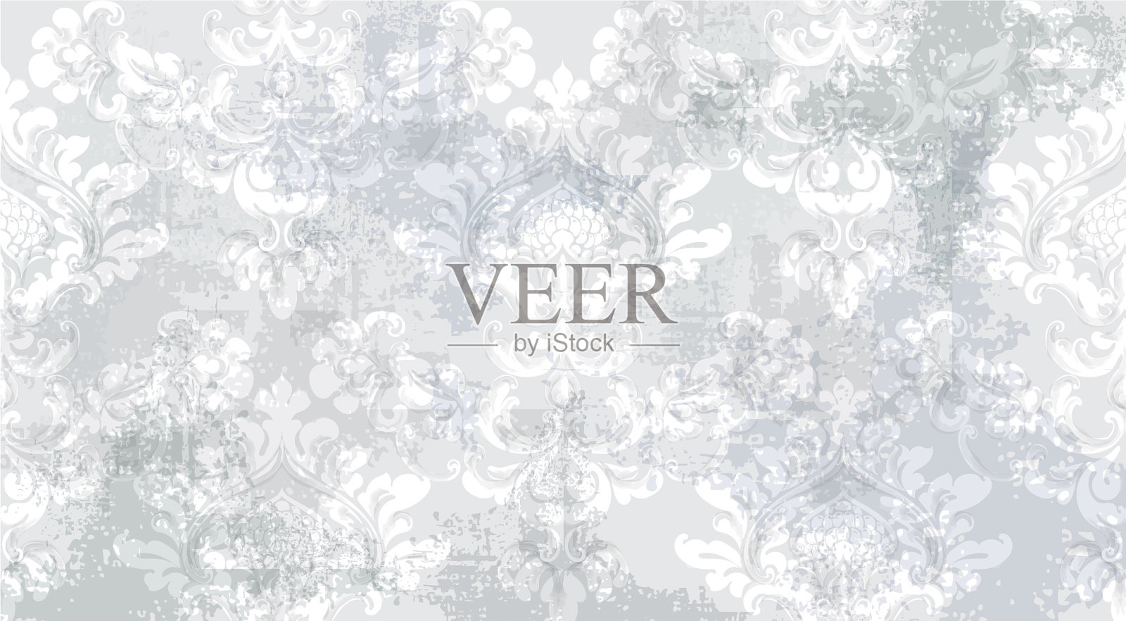 巴洛克花纹纹饰设计模板素材