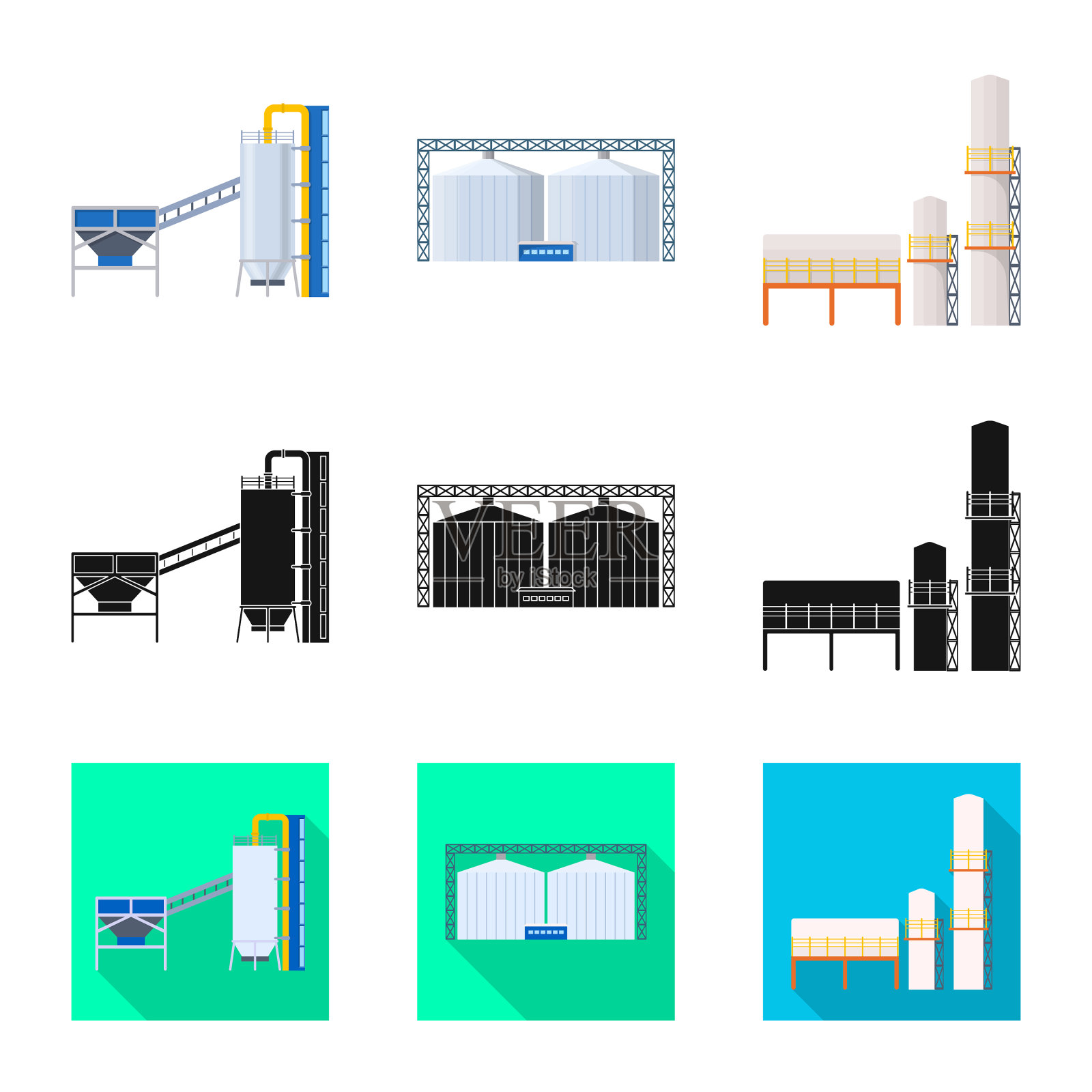 标识设计制作及结构插画图片素材