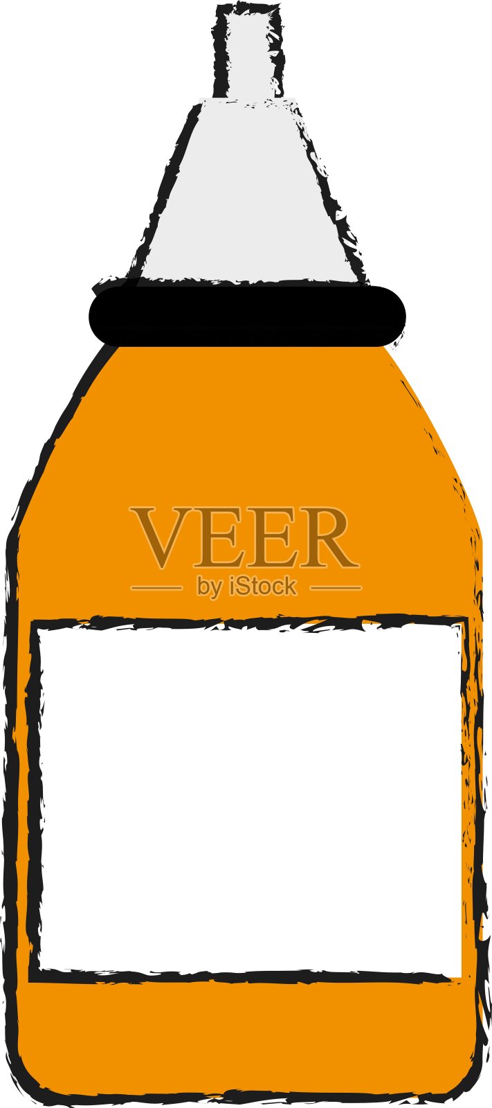 隔离药罐设计插画图片素材