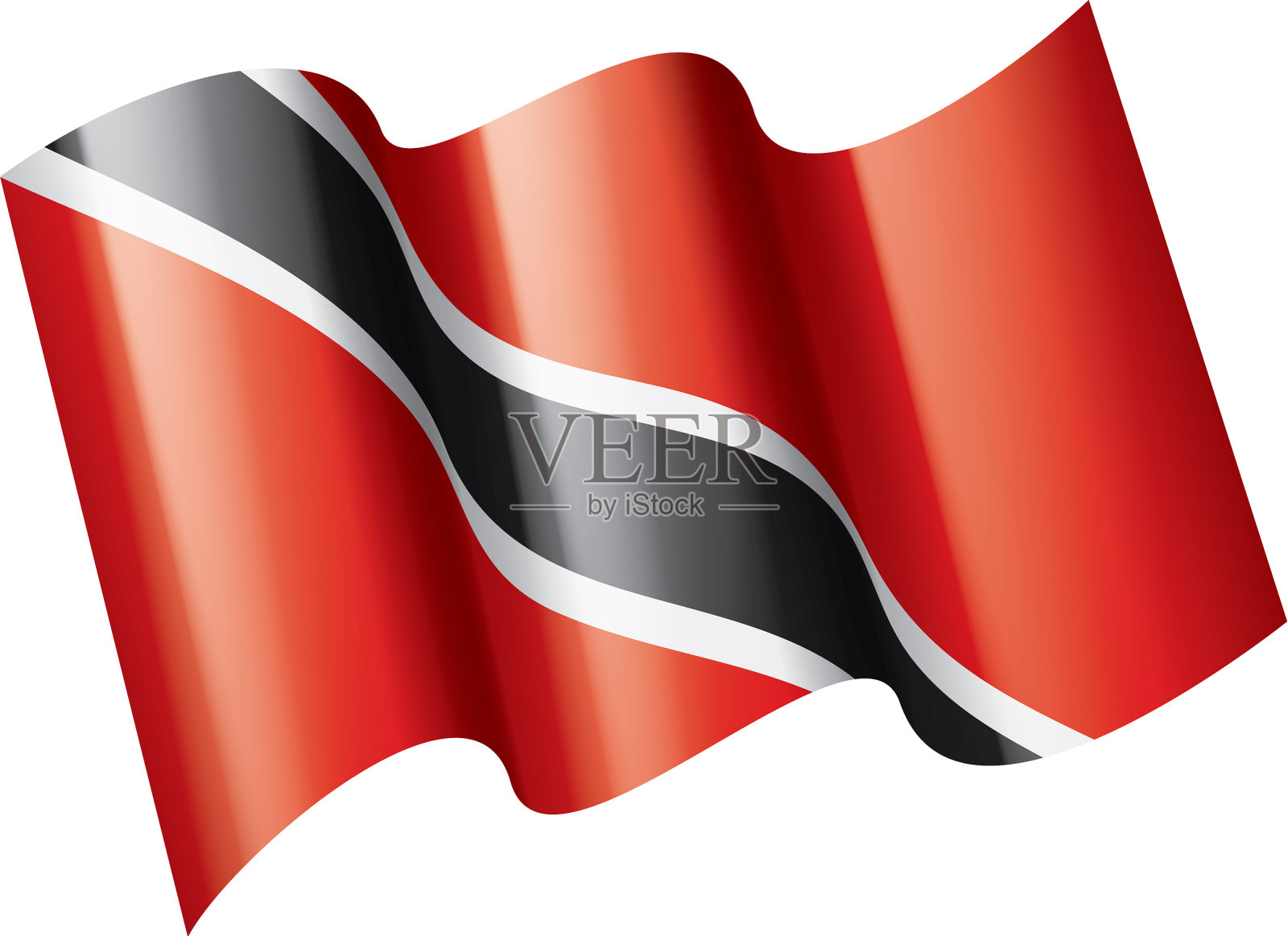 特立尼达和多巴哥国旗上设计元素图片