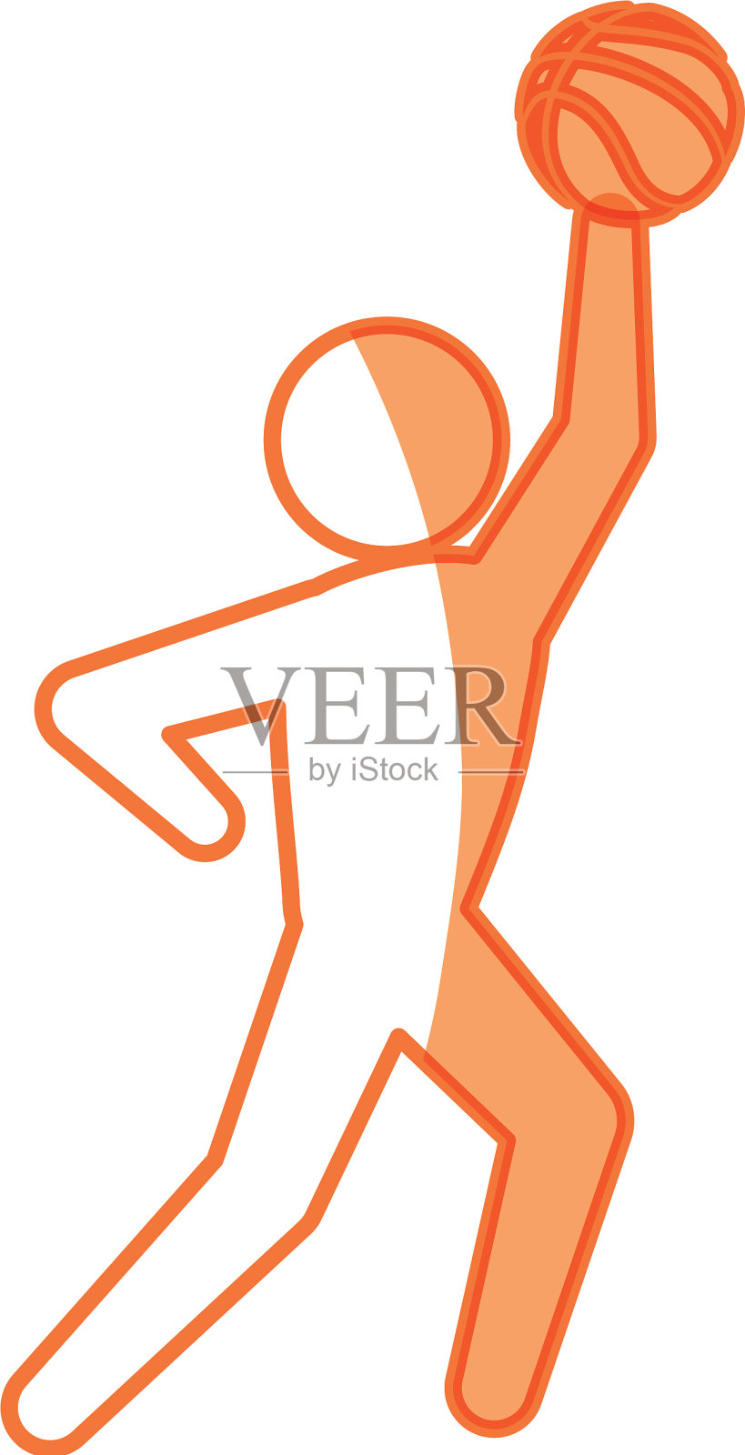 篮球运动员的运动员设计元素图片