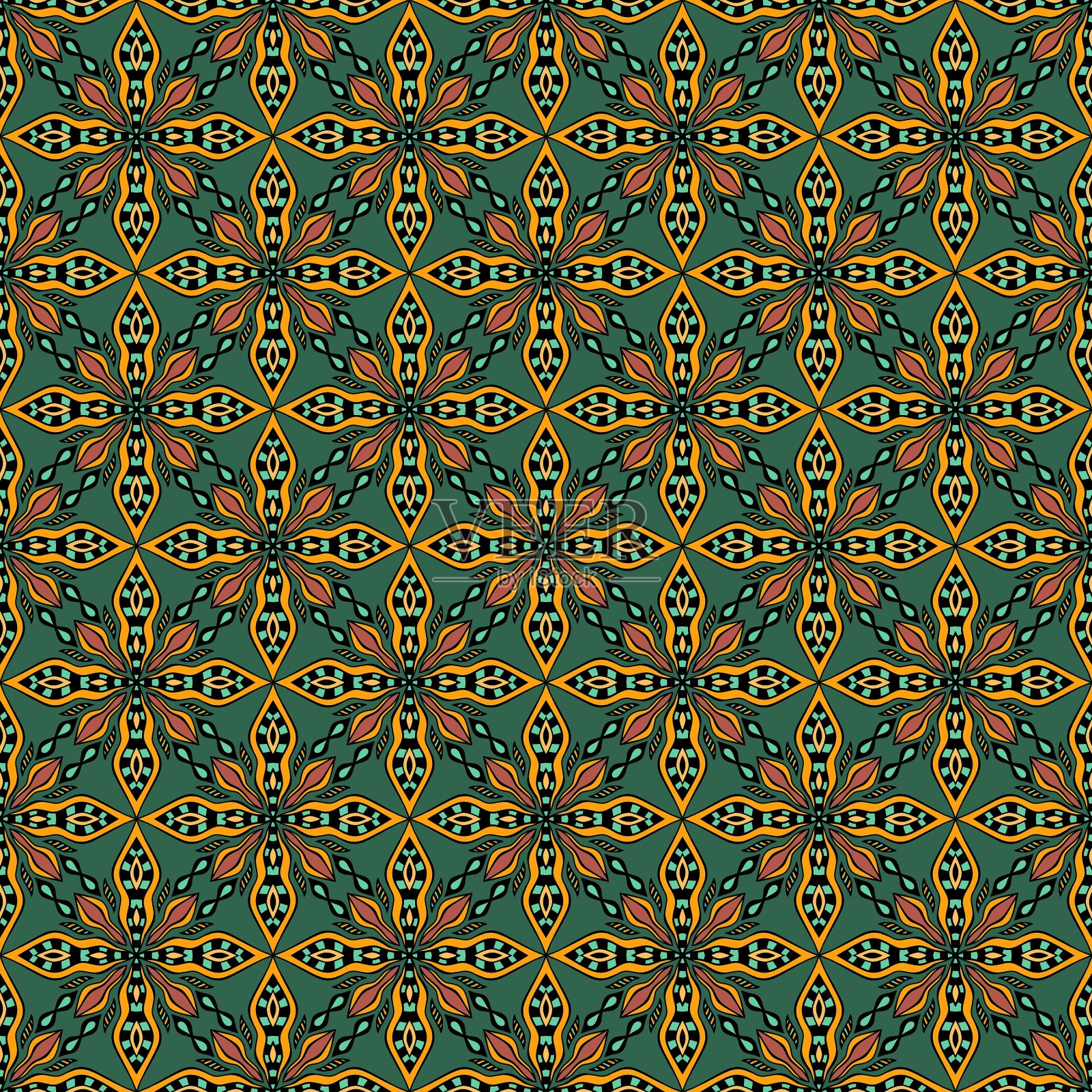 曼荼罗的背景插画图片素材