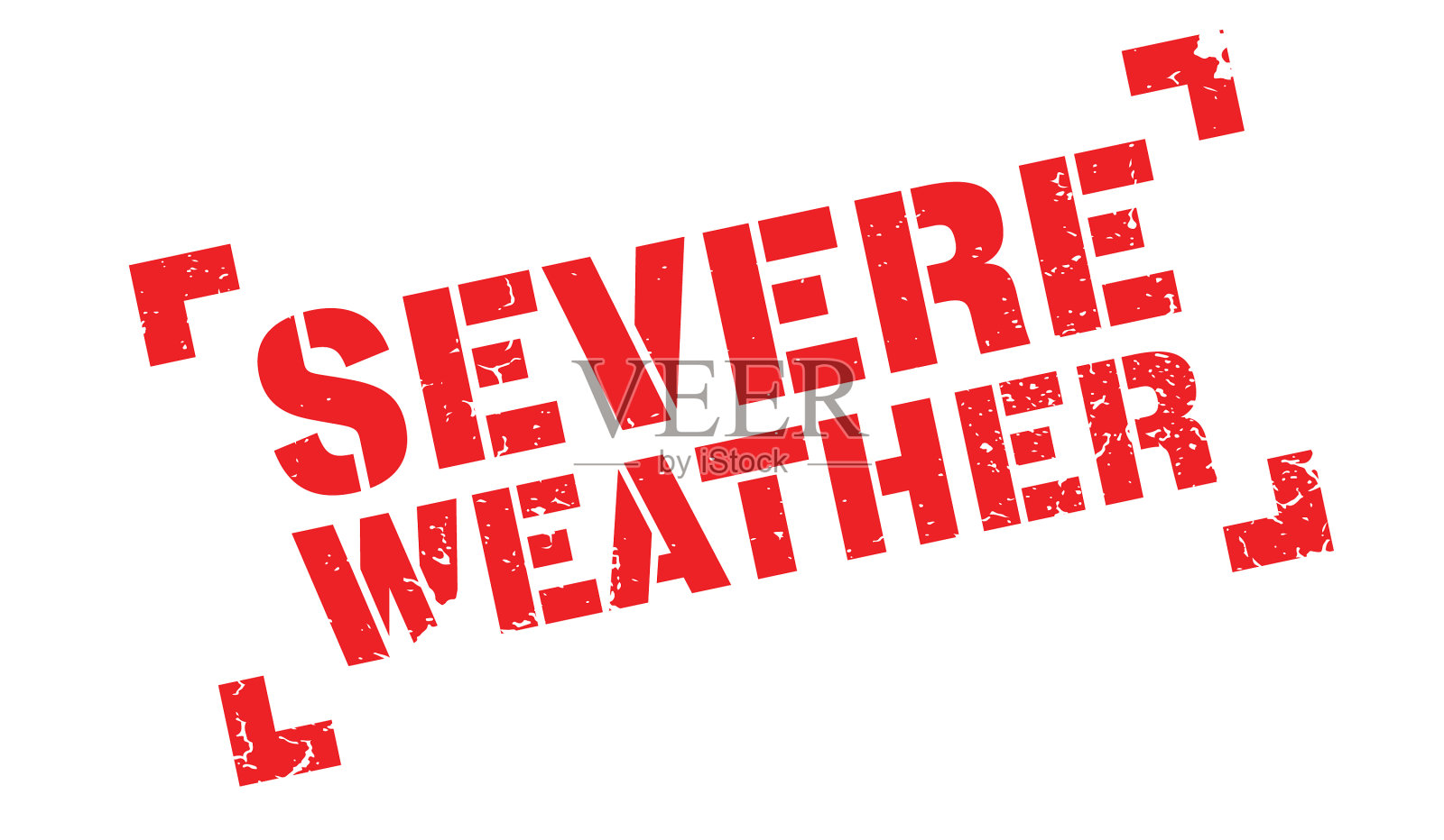 恶劣天气橡皮图章插画图片素材