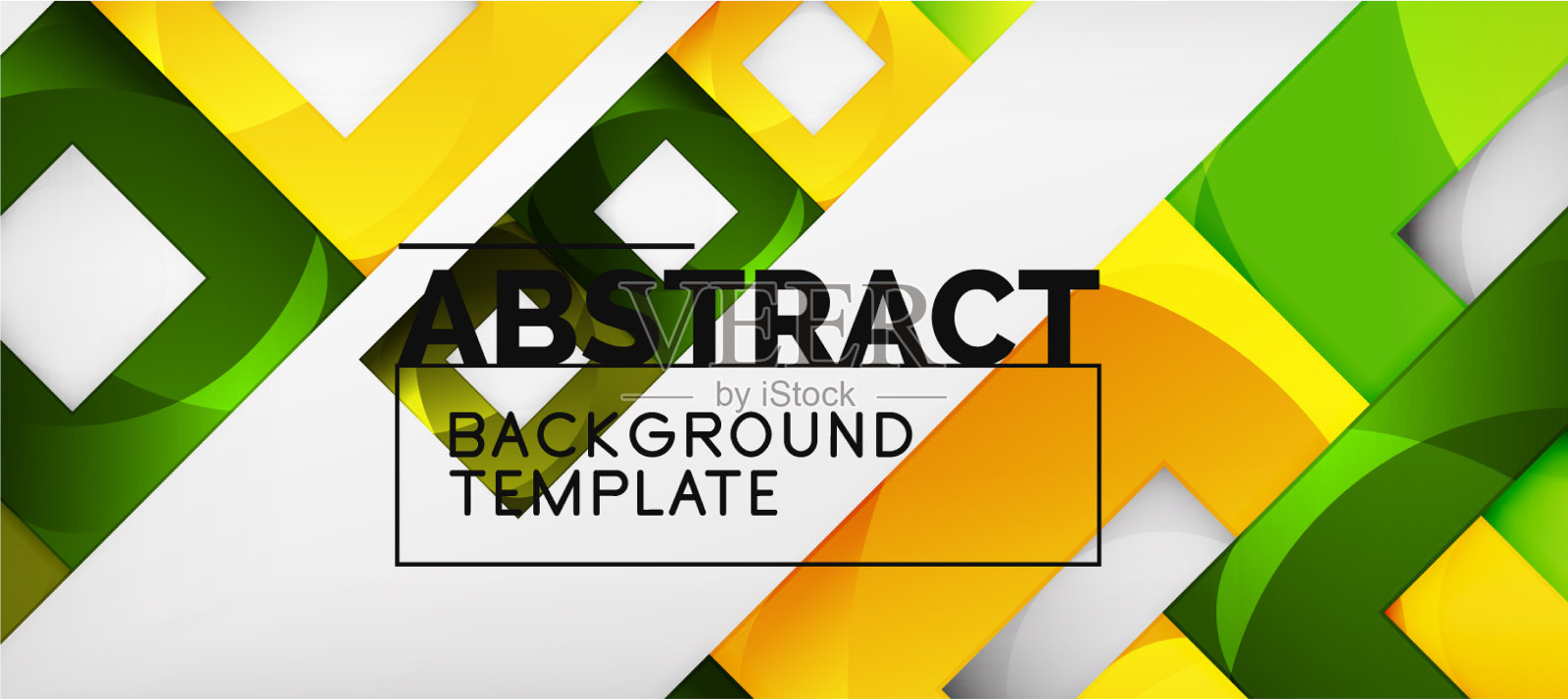 抽象几何背景光泽方块插画图片素材