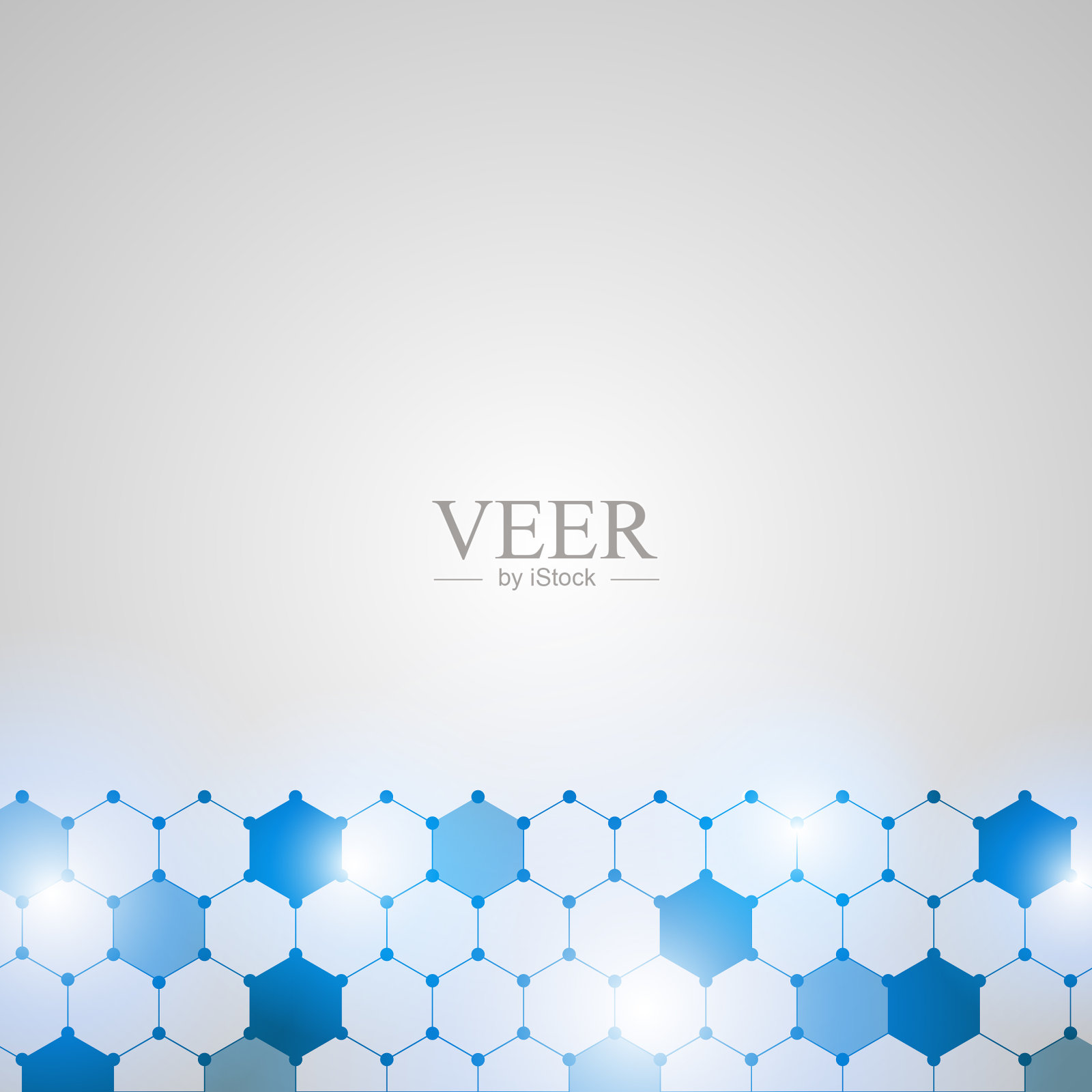 摘要六角技术背景插画图片素材