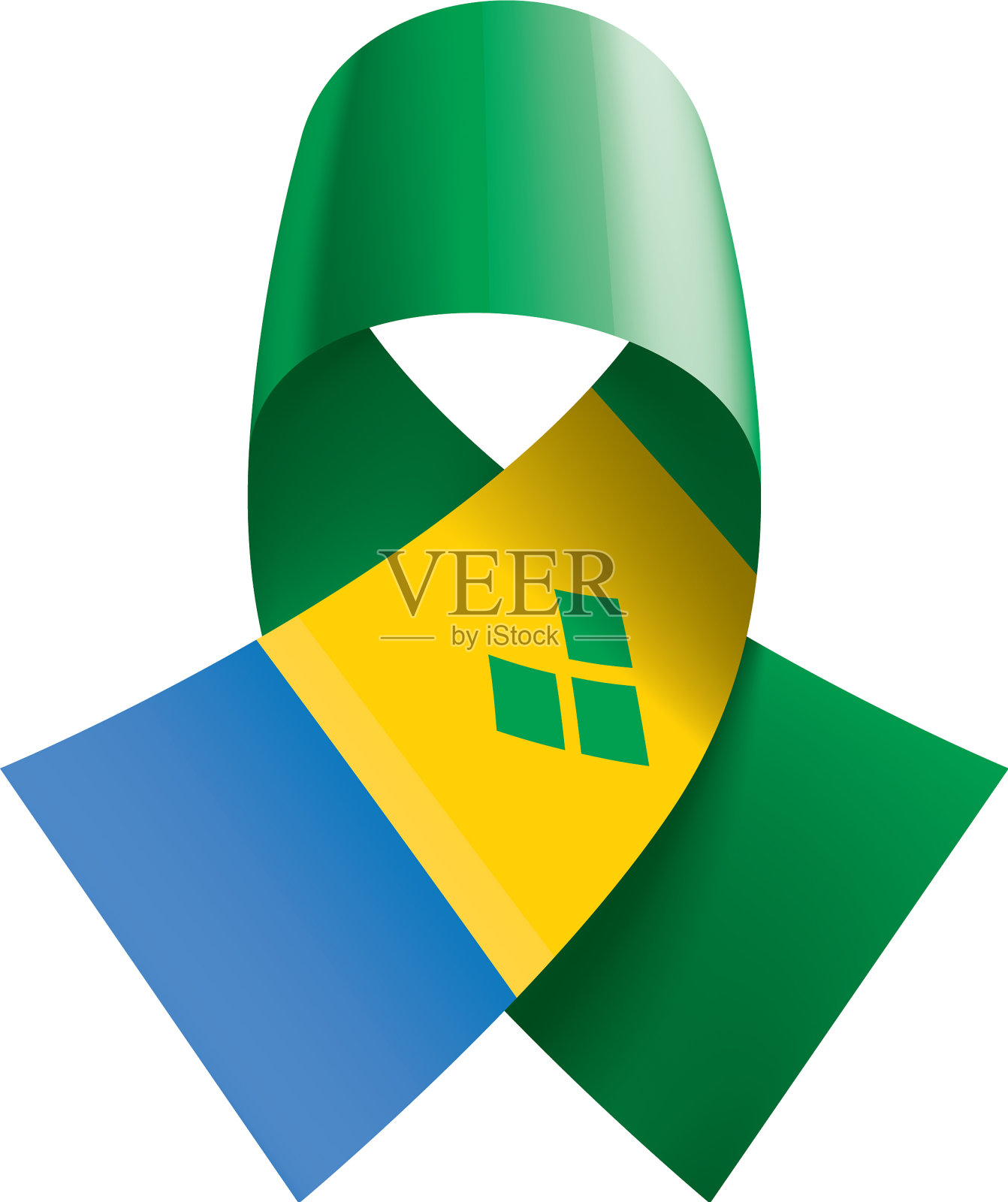 圣文森特和格林纳丁斯旗设计元素图片