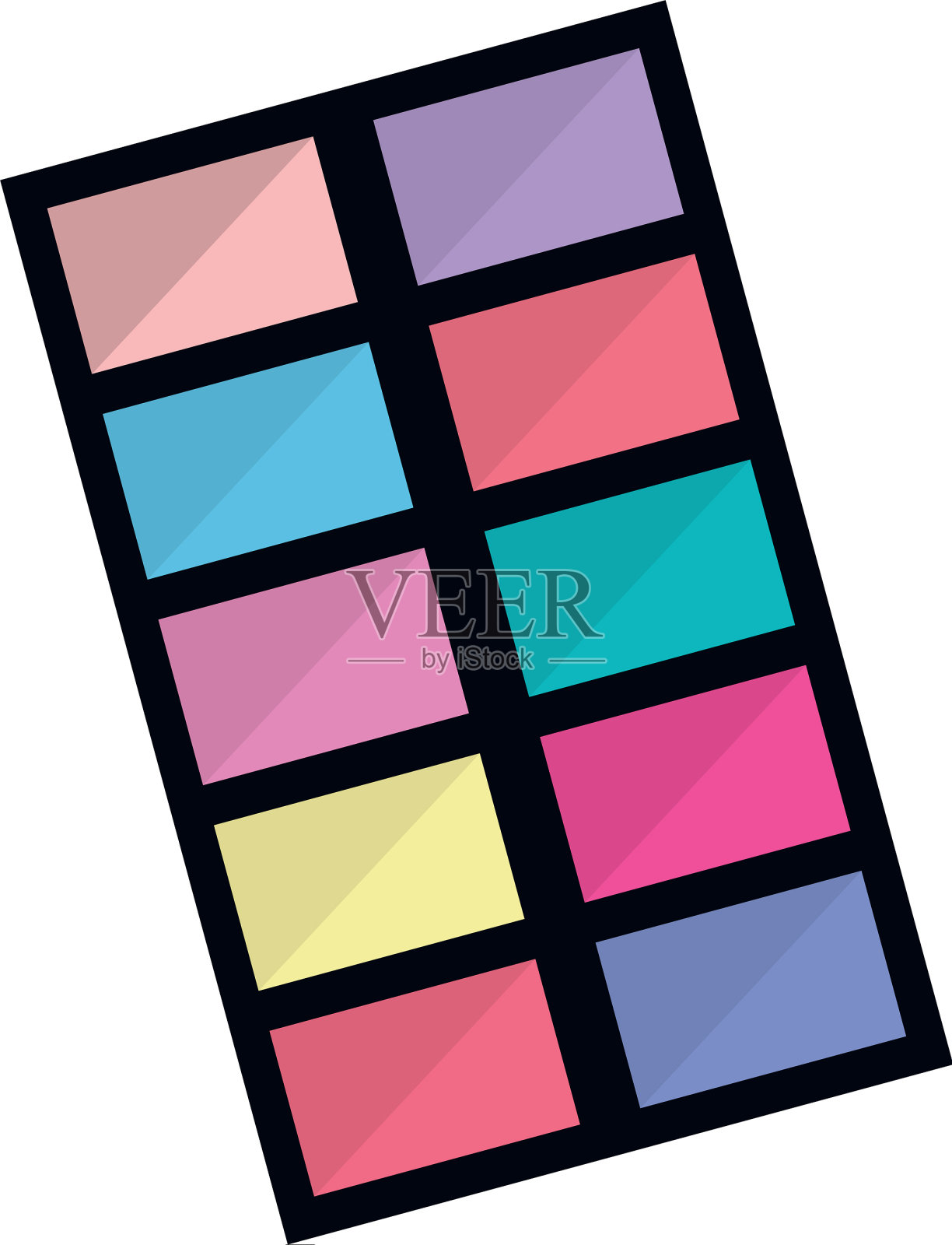 眼影调色板图标图标素材