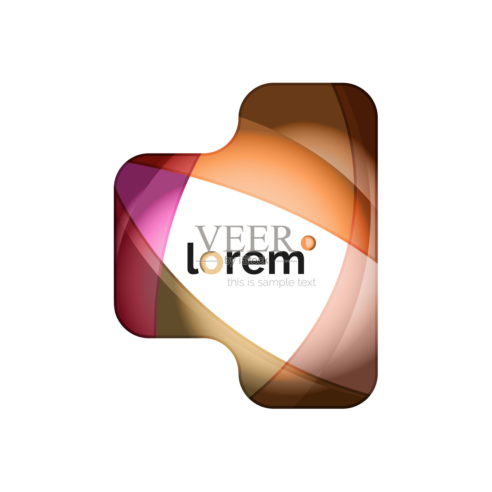 抽象几何商业图标设计元素图片