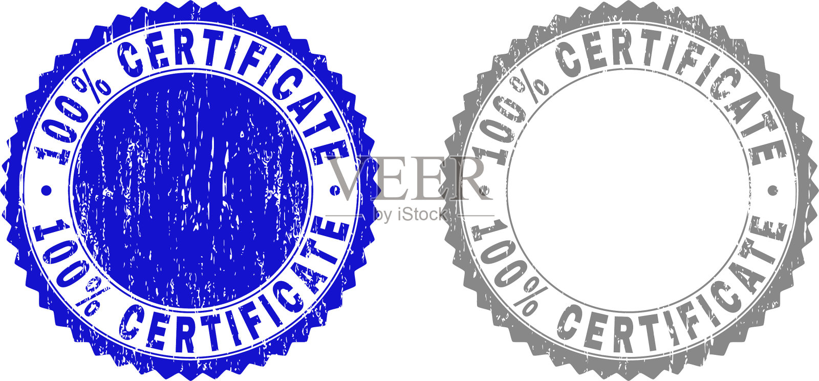 纹理100%证书垃圾邮票插画图片素材