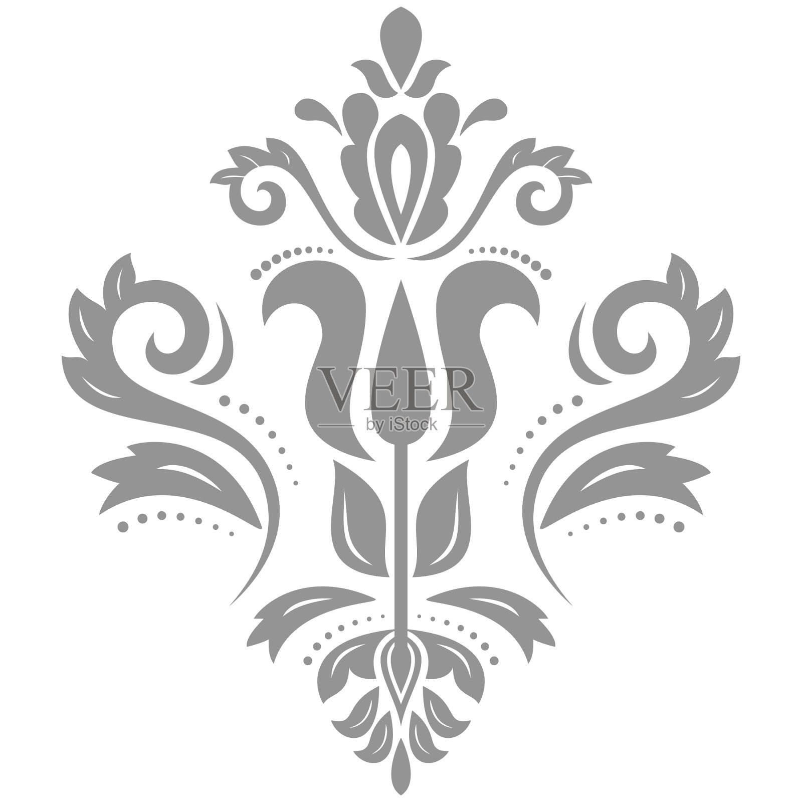 东方抽象模式插画图片素材