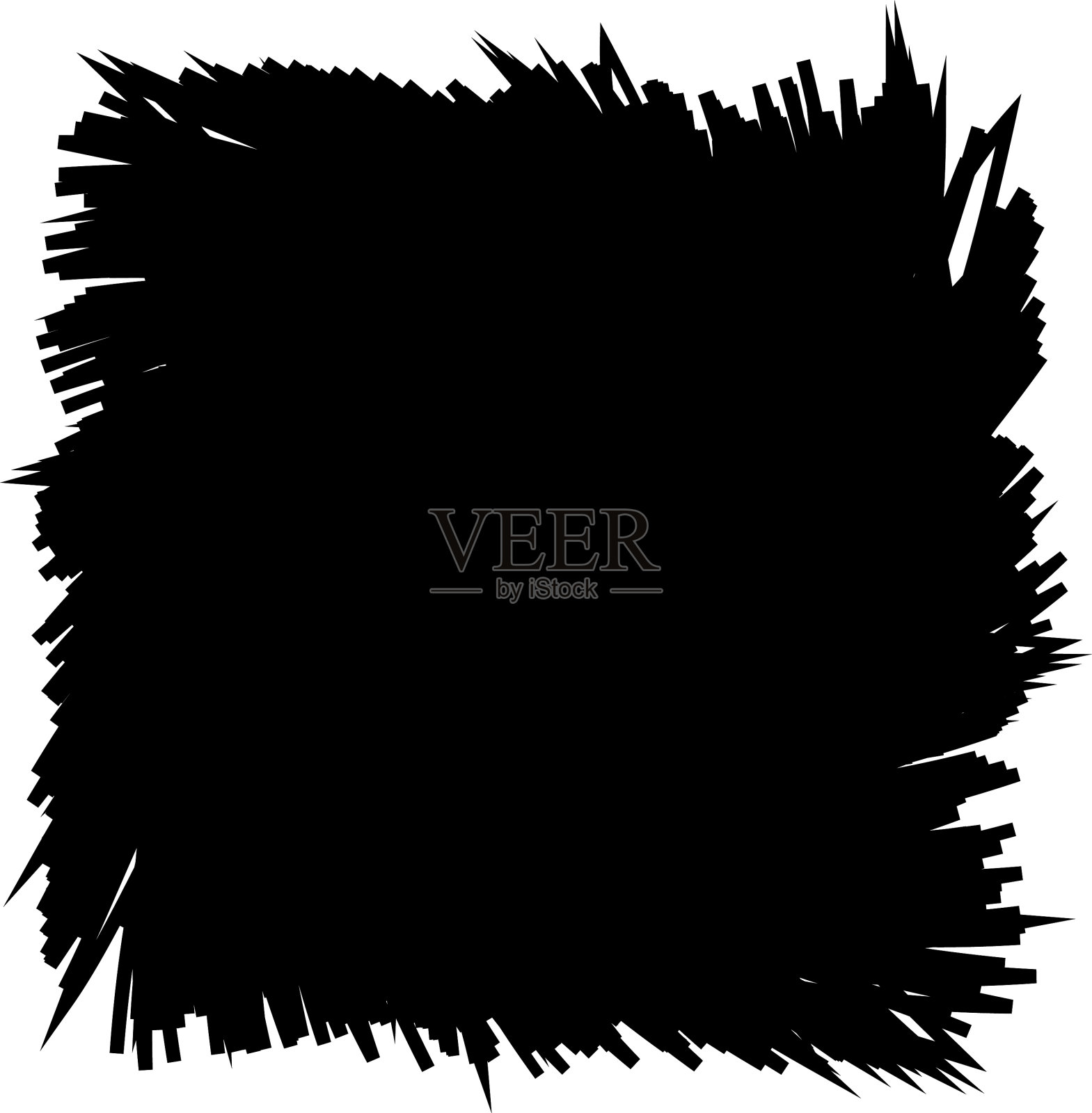 同心径向单元辐射抽象插画图片素材