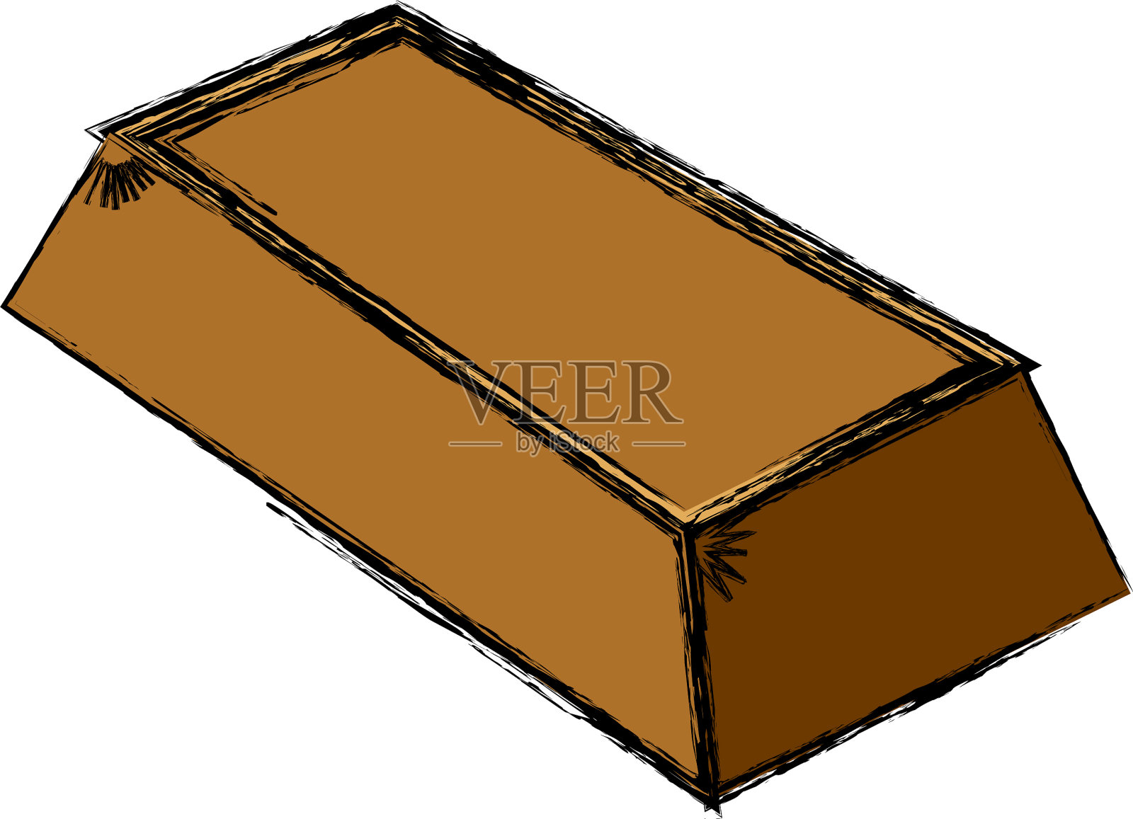 金元宝孤立设计元素图片