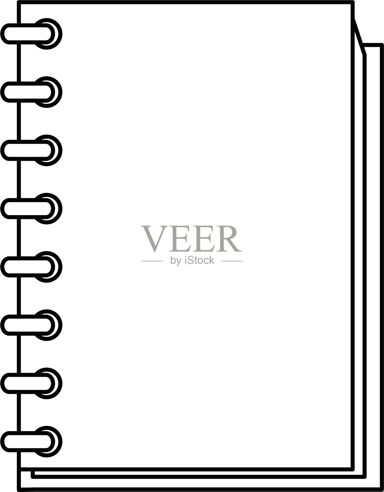 笔记本学校教育图标插画图片素材