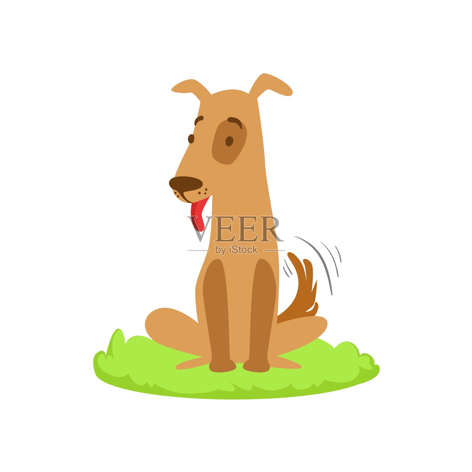 狗宠物动物卡通农场相关元素上设计元素图片