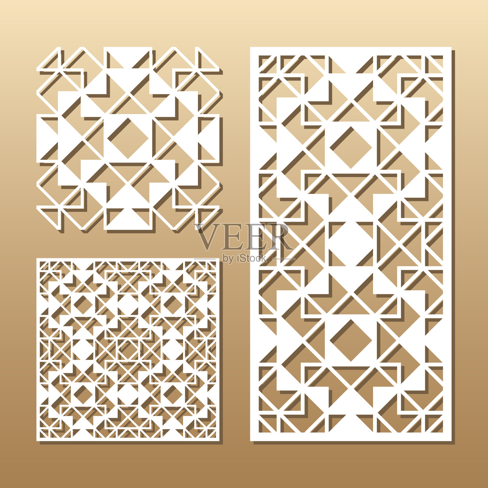 冲切卡插画图片素材