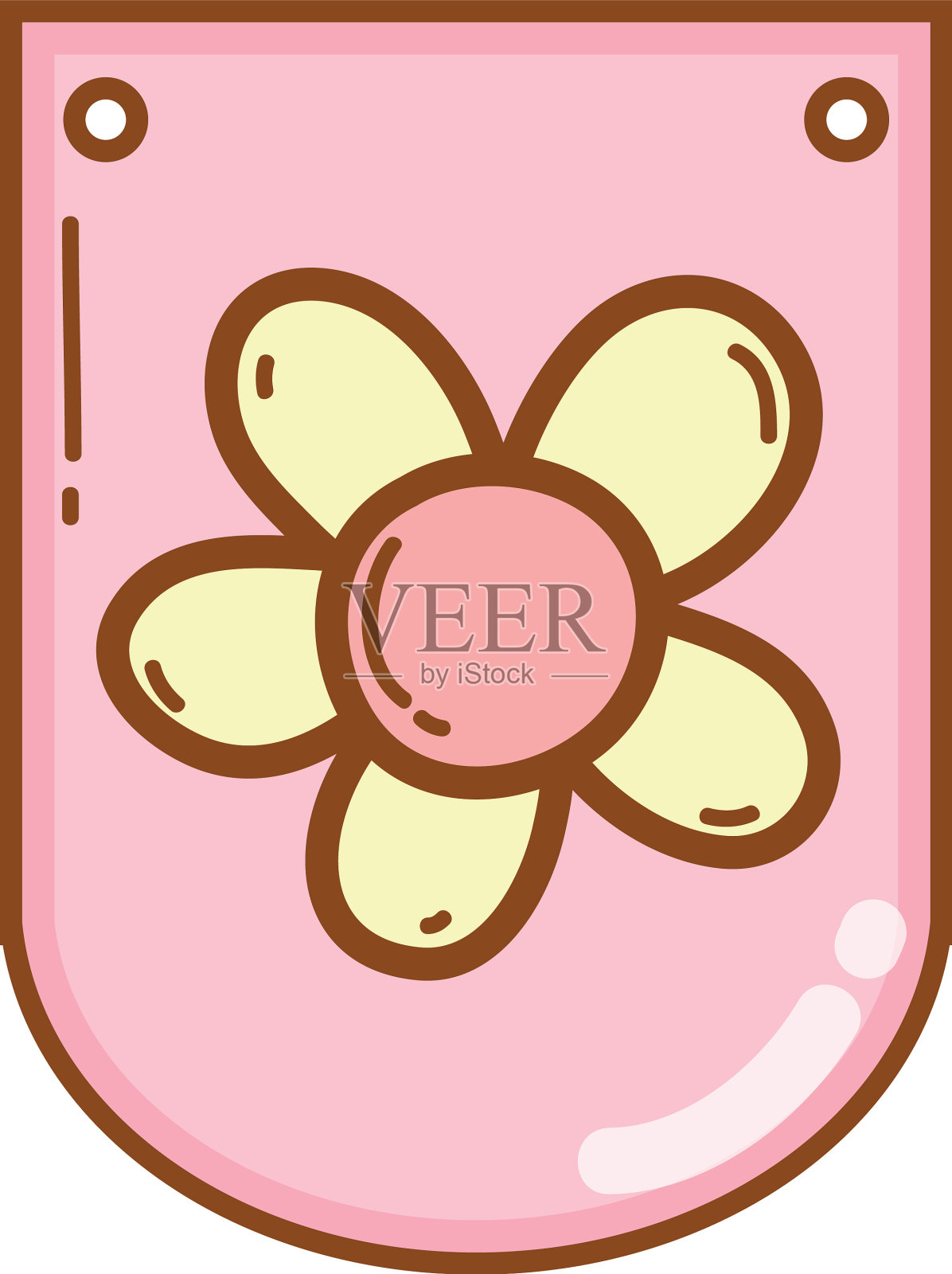 卡通可爱的花设计元素图片