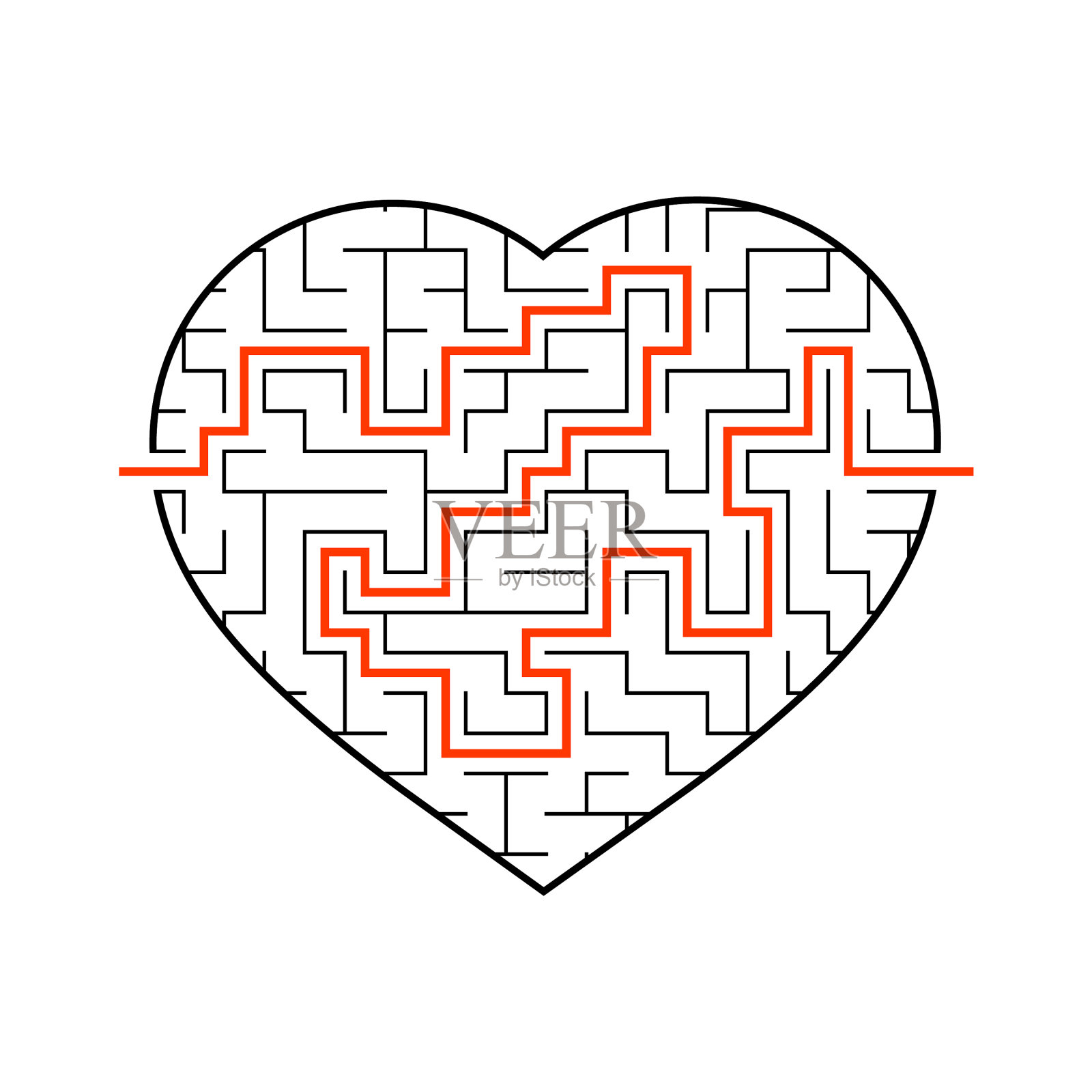 益智益智的抽象迷宫游戏设计元素图片