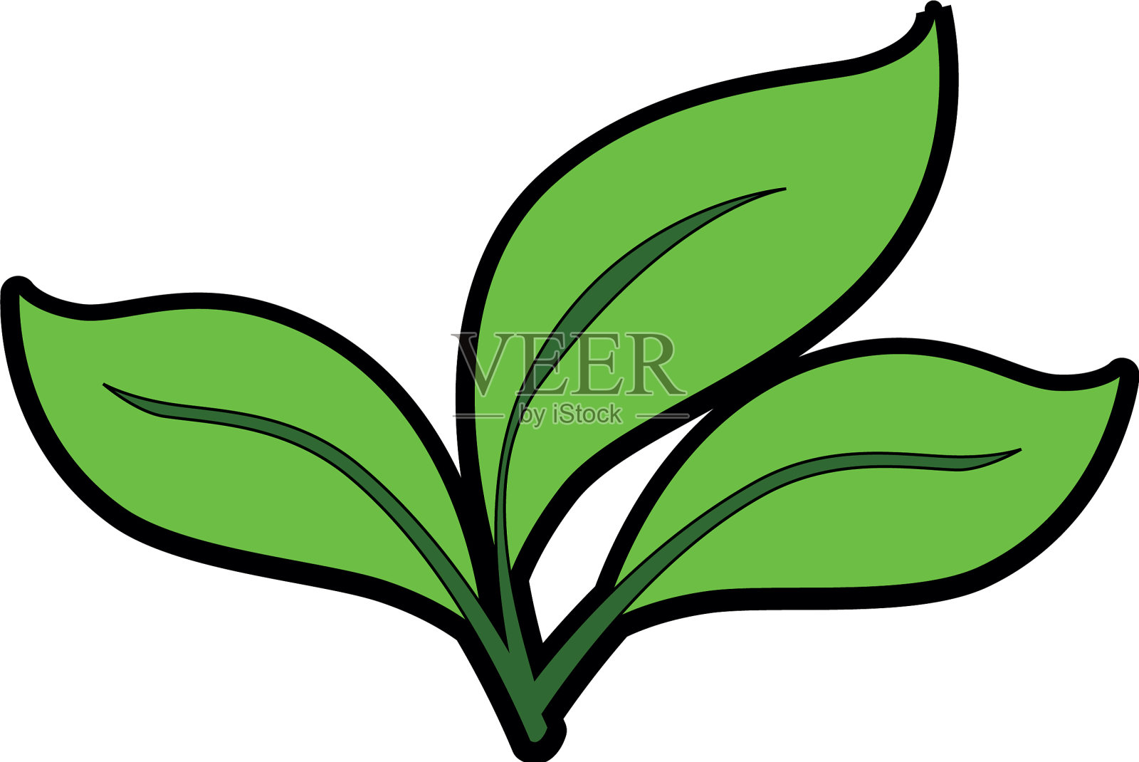 叶子图标图像设计元素图片