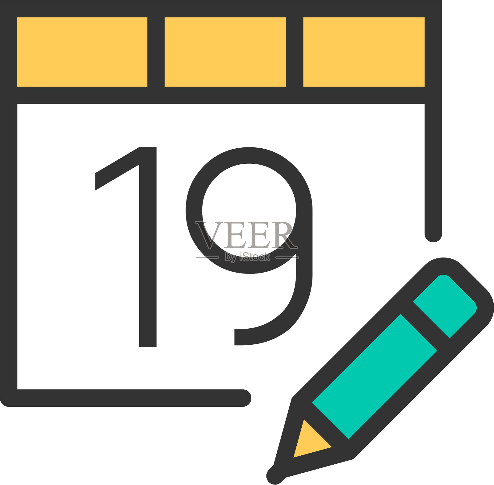 日历图标设计交互图标设计设计元素图片