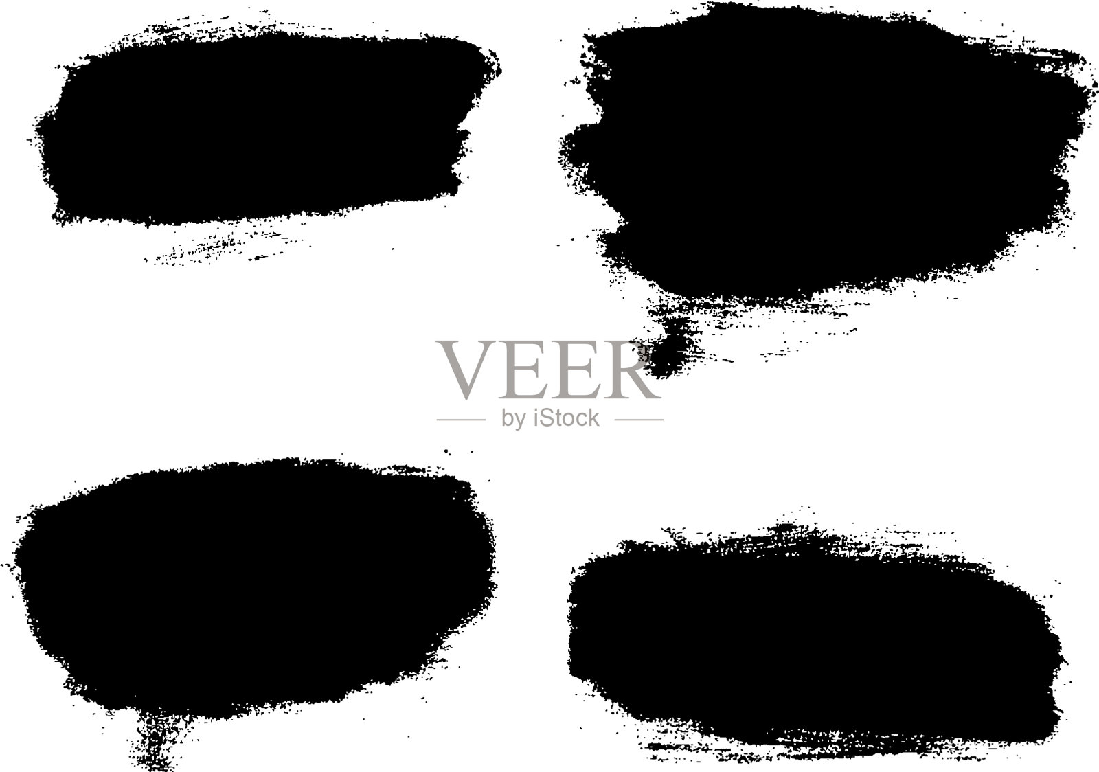 设定垃圾笔触插画图片素材