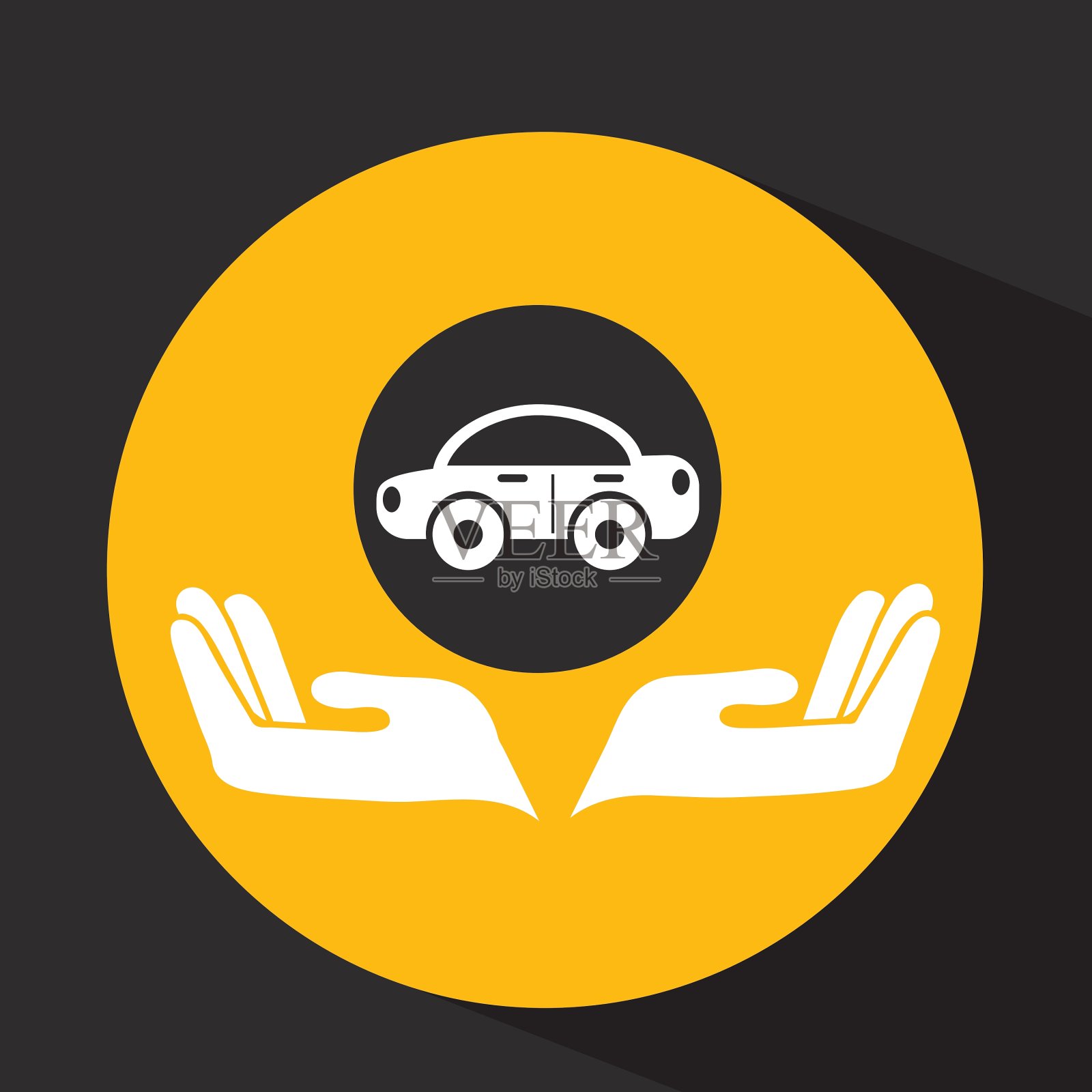 环保概念车插画图片素材