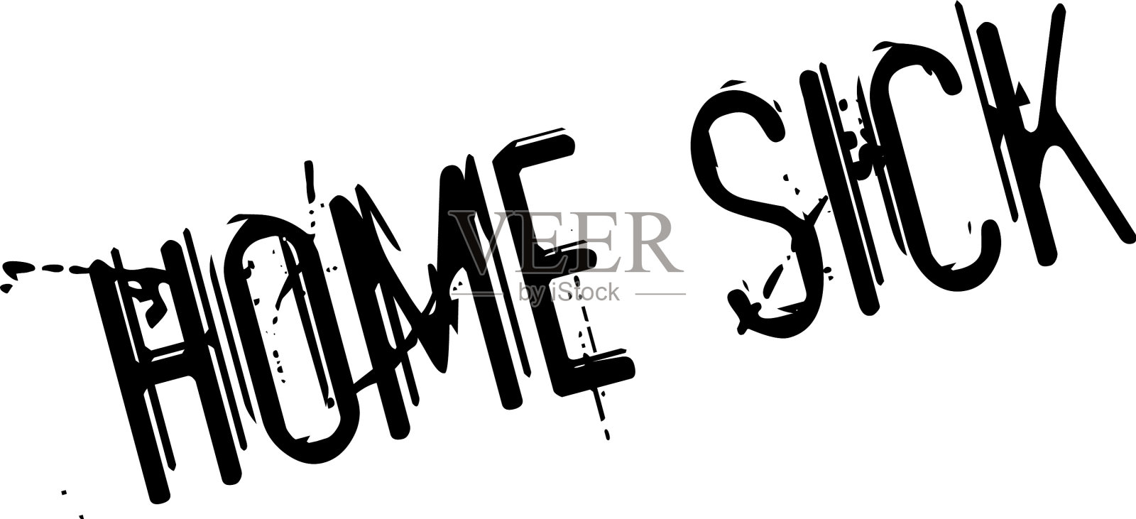 乡愁橡皮图章设计元素图片