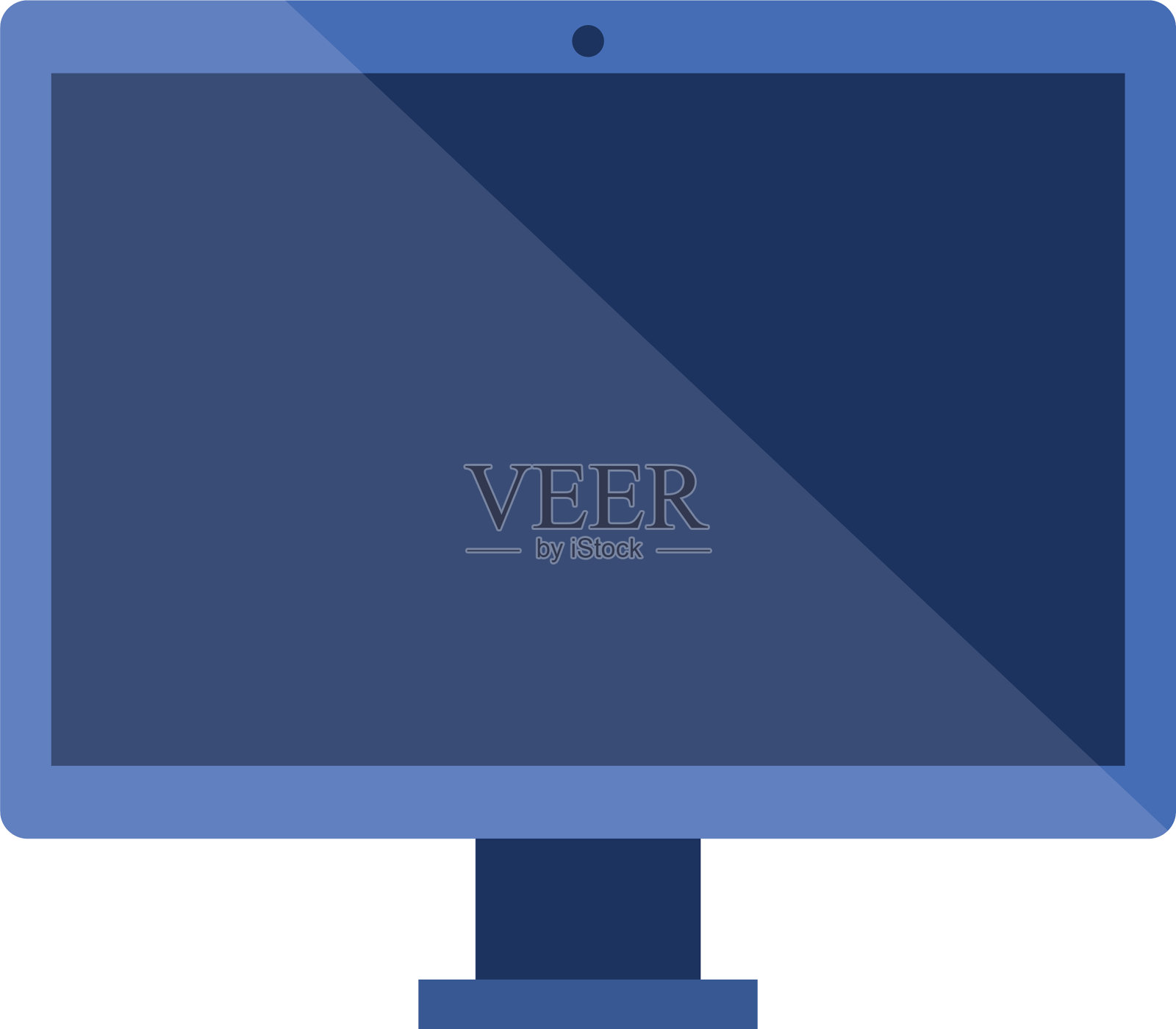 电脑桌面技术隔离图标插画图片素材