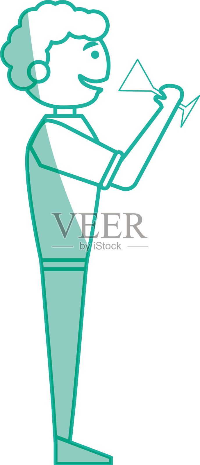 人庆祝卡通设计元素图片