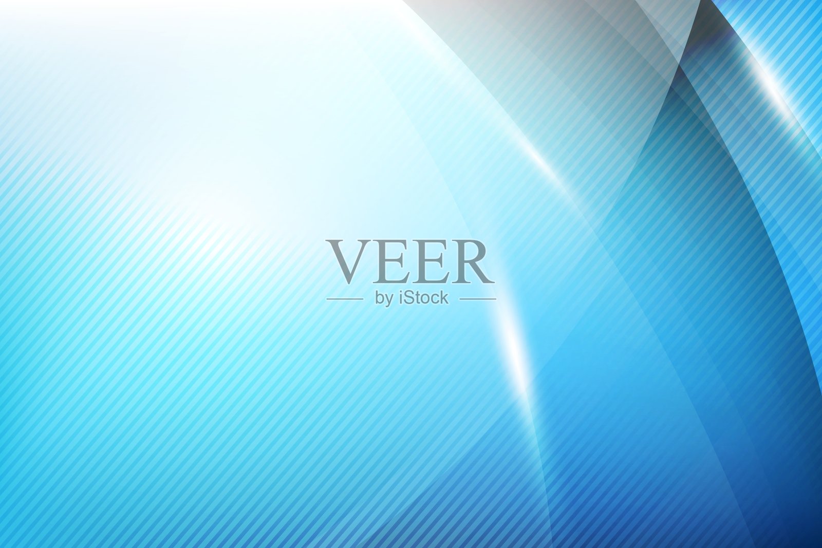 蓝色抽象背景几何发光和层插画图片素材