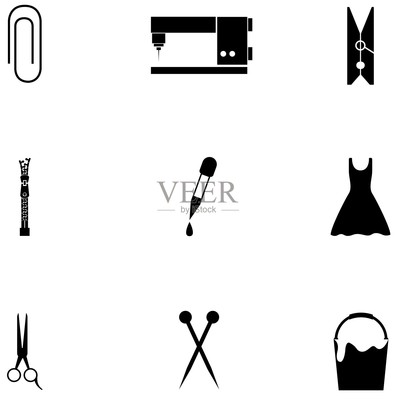 手工制作的图标集图标素材