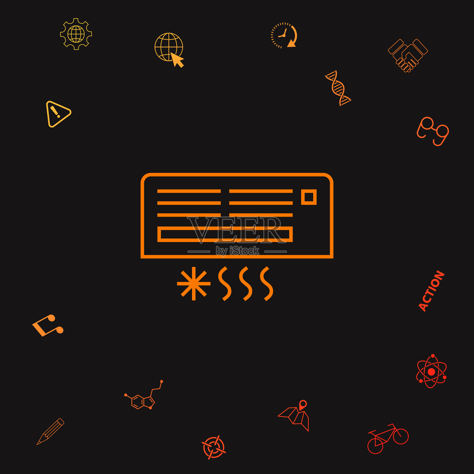 空调图标为您的图形元素图标素材