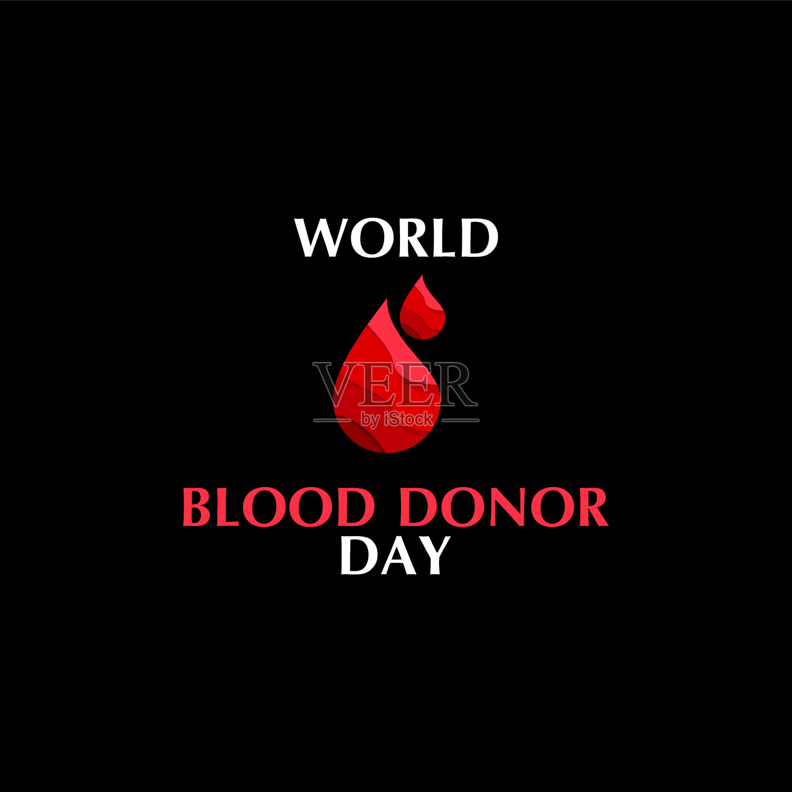 世界献血者日模板设计插画图片素材