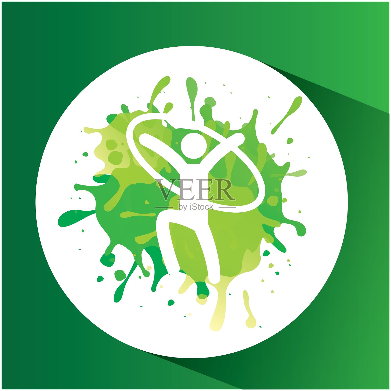 艺术体操环符号标签月桂插画图片素材