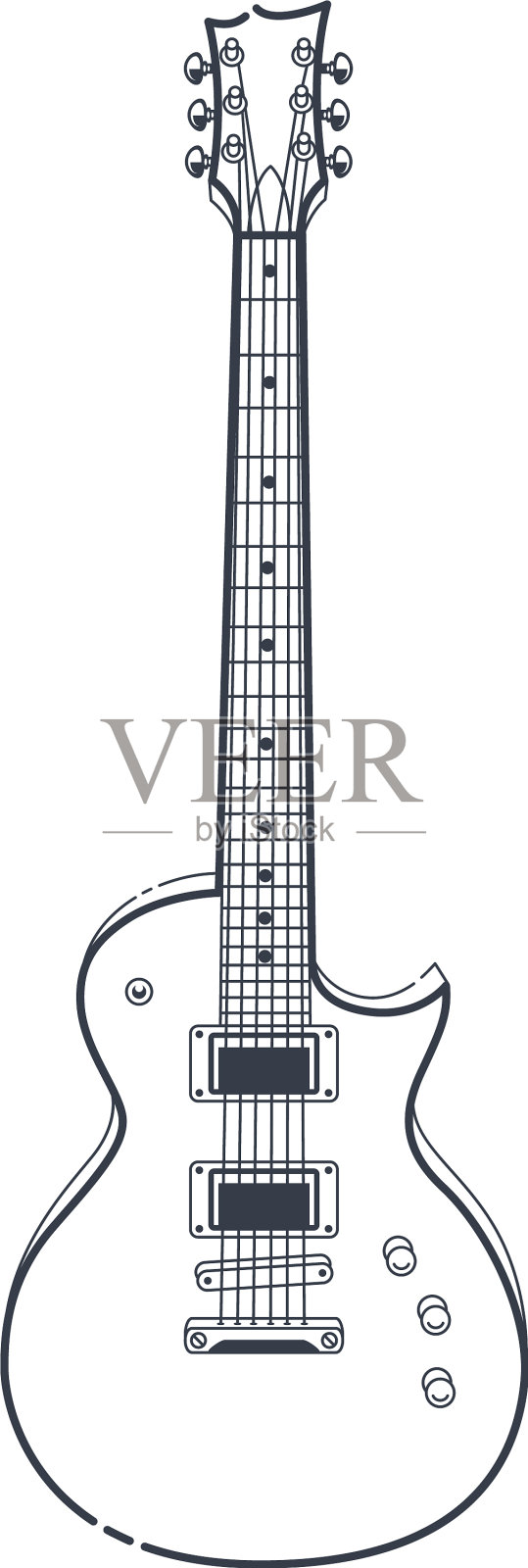 电吉他设计元素图片