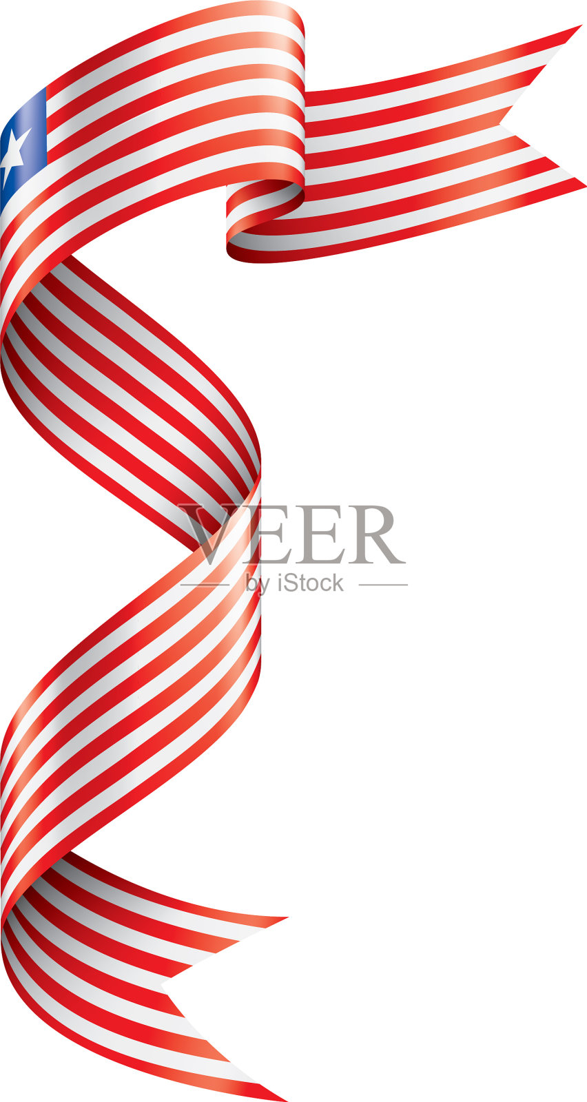 利比里亚国旗上的白色设计元素图片