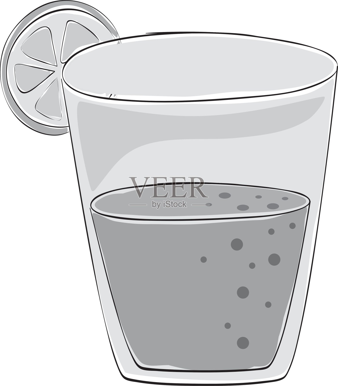 美味的橙汁插画图片素材