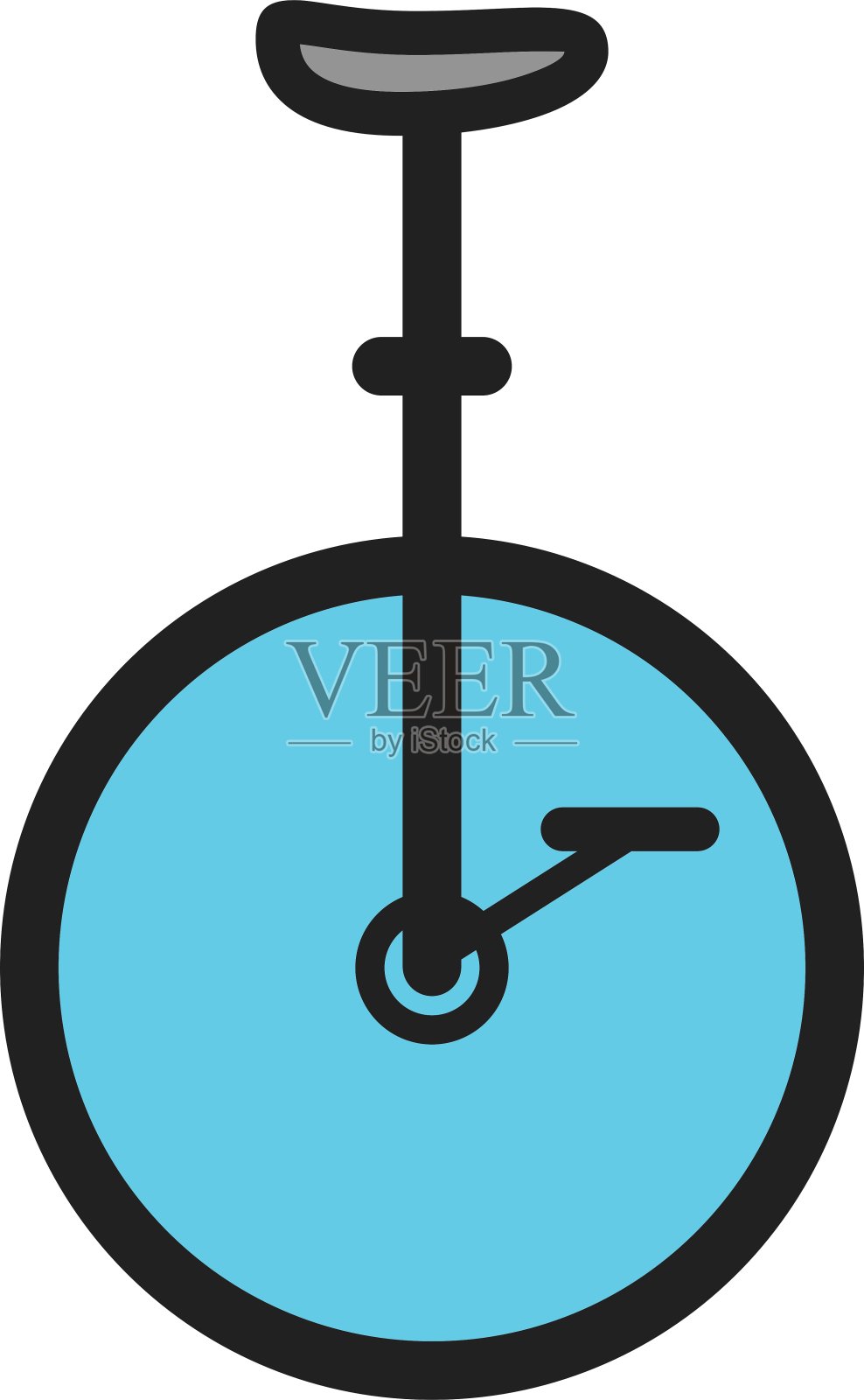 马戏团的周期插画图片素材