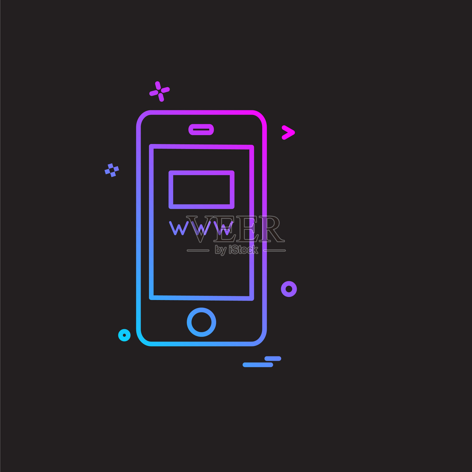 移动图标设计插画图片素材