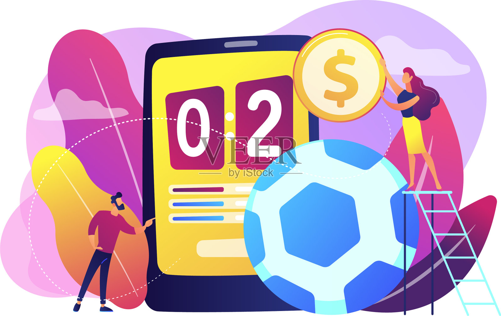 体育博彩的概念设计元素图片