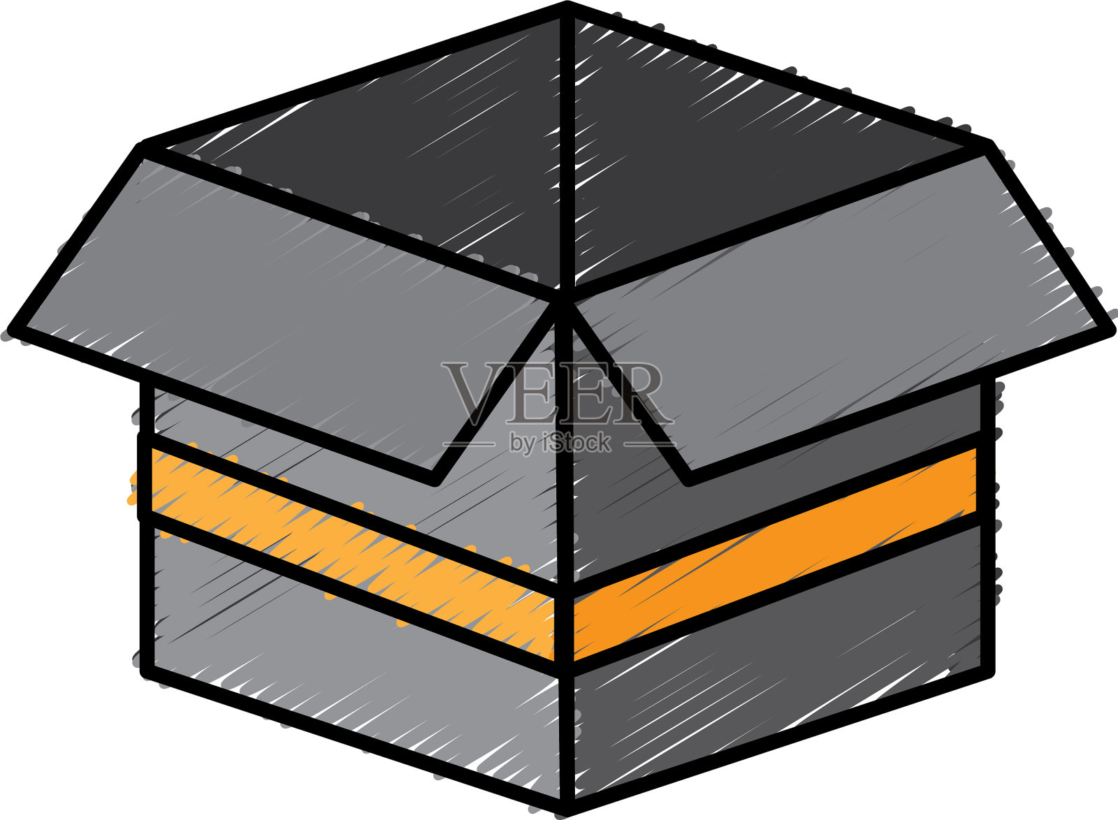 纸箱的图标设计元素图片