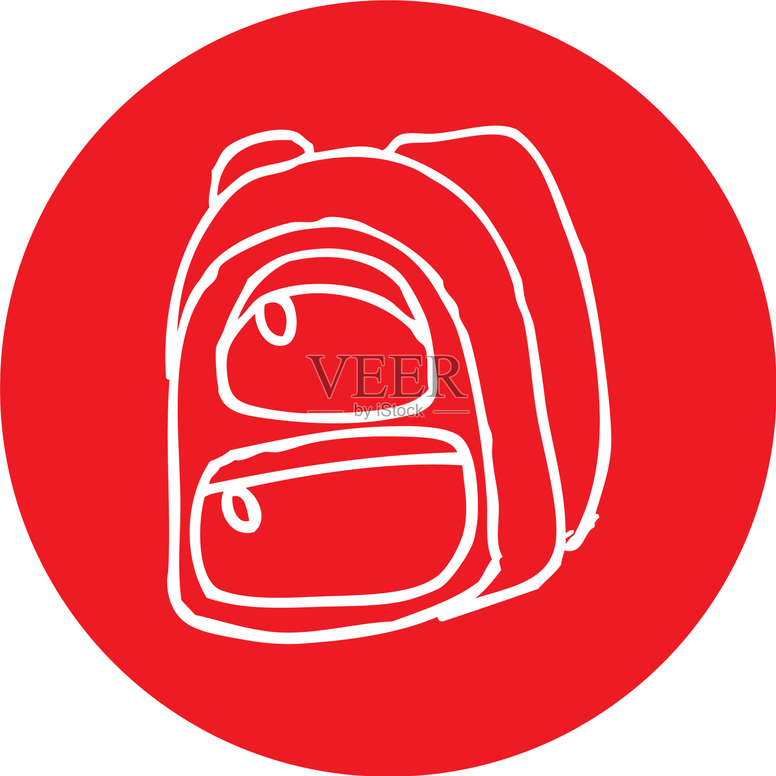 书包学校用品图标设计元素图片