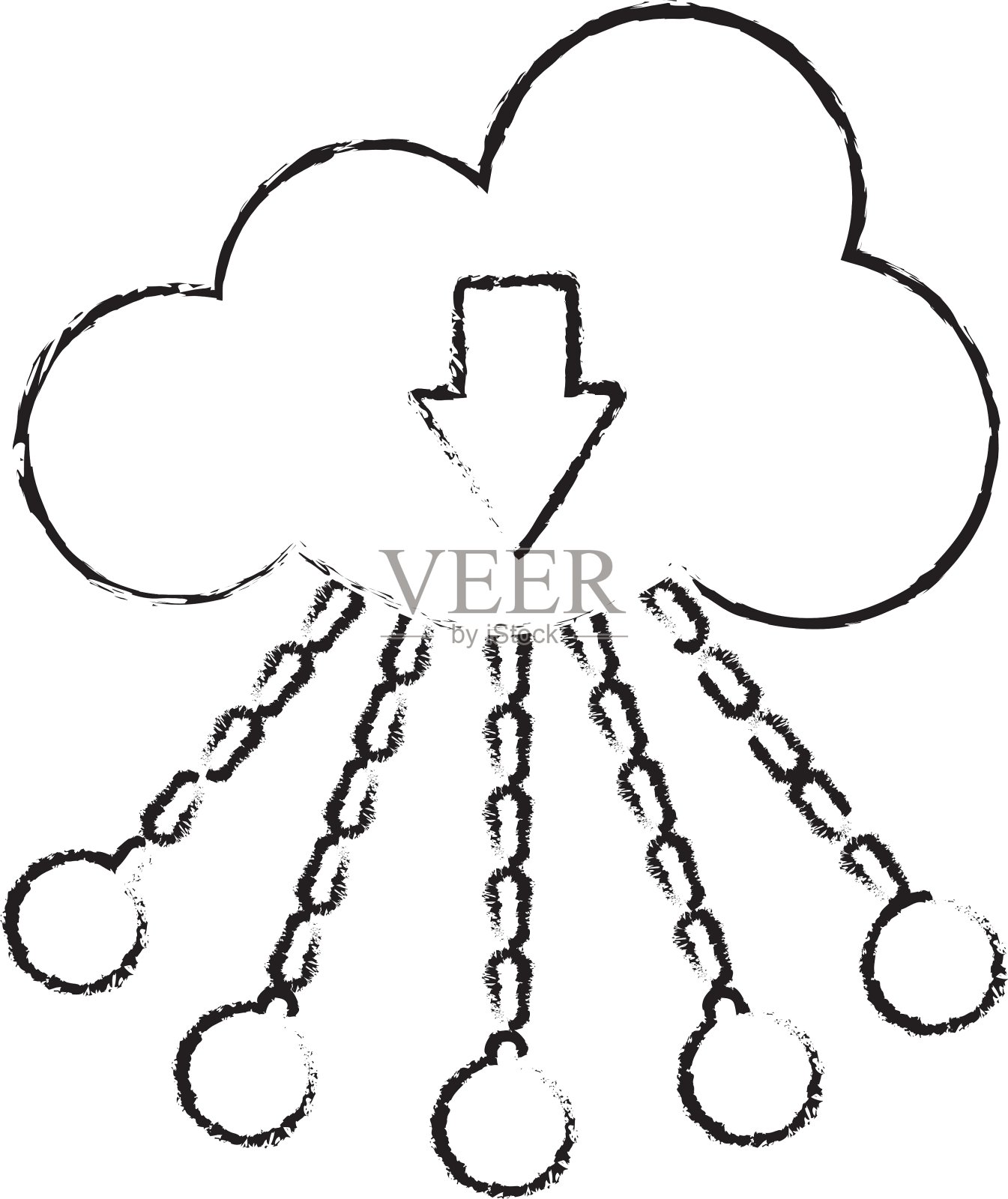 云存储图标图像设计元素图片