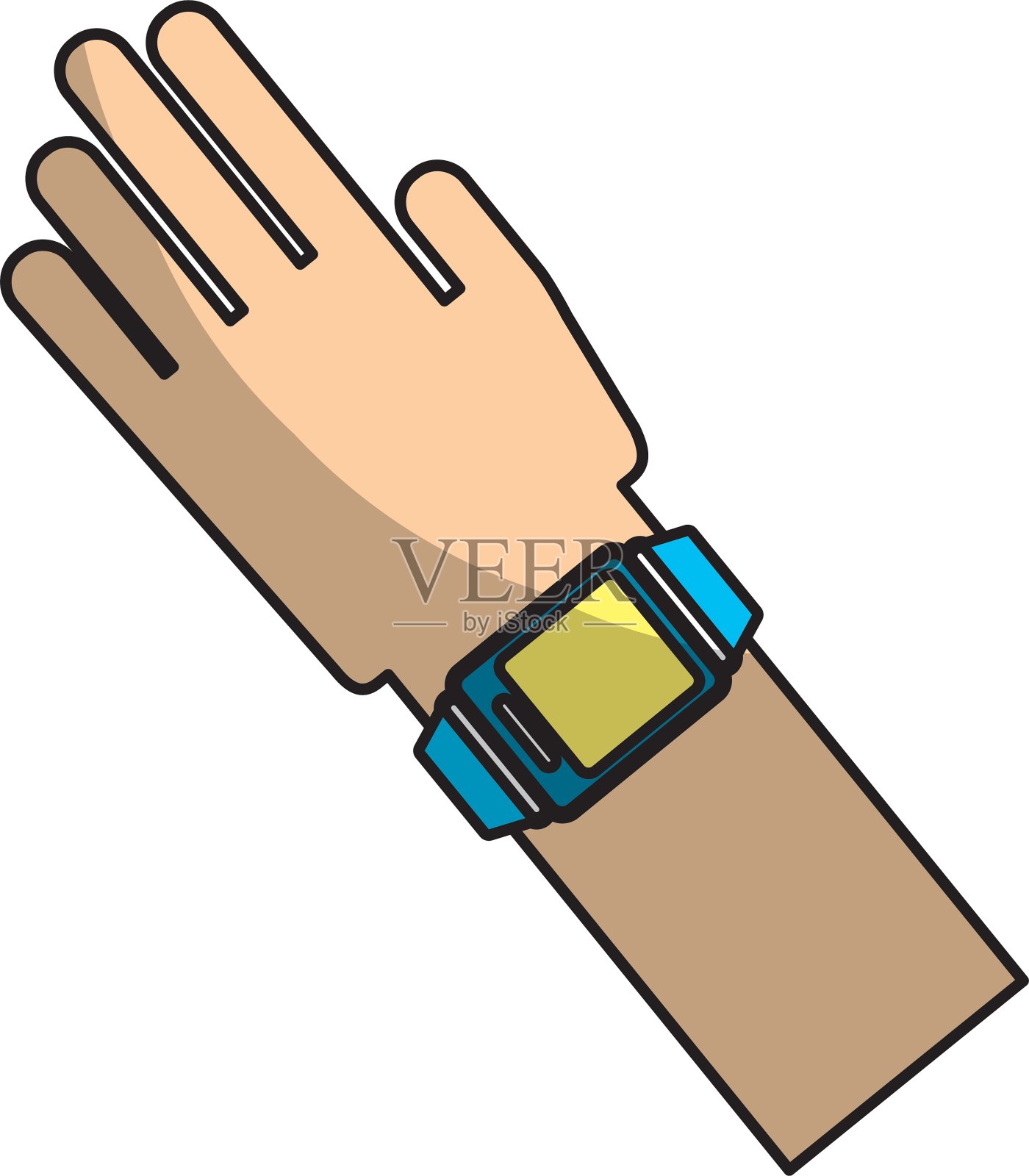 可穿戴技术设备设计设计元素图片