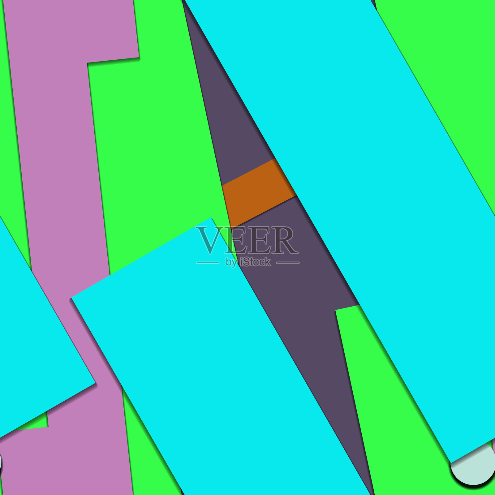 平面材质设计——无缝创意潮流插画图片素材