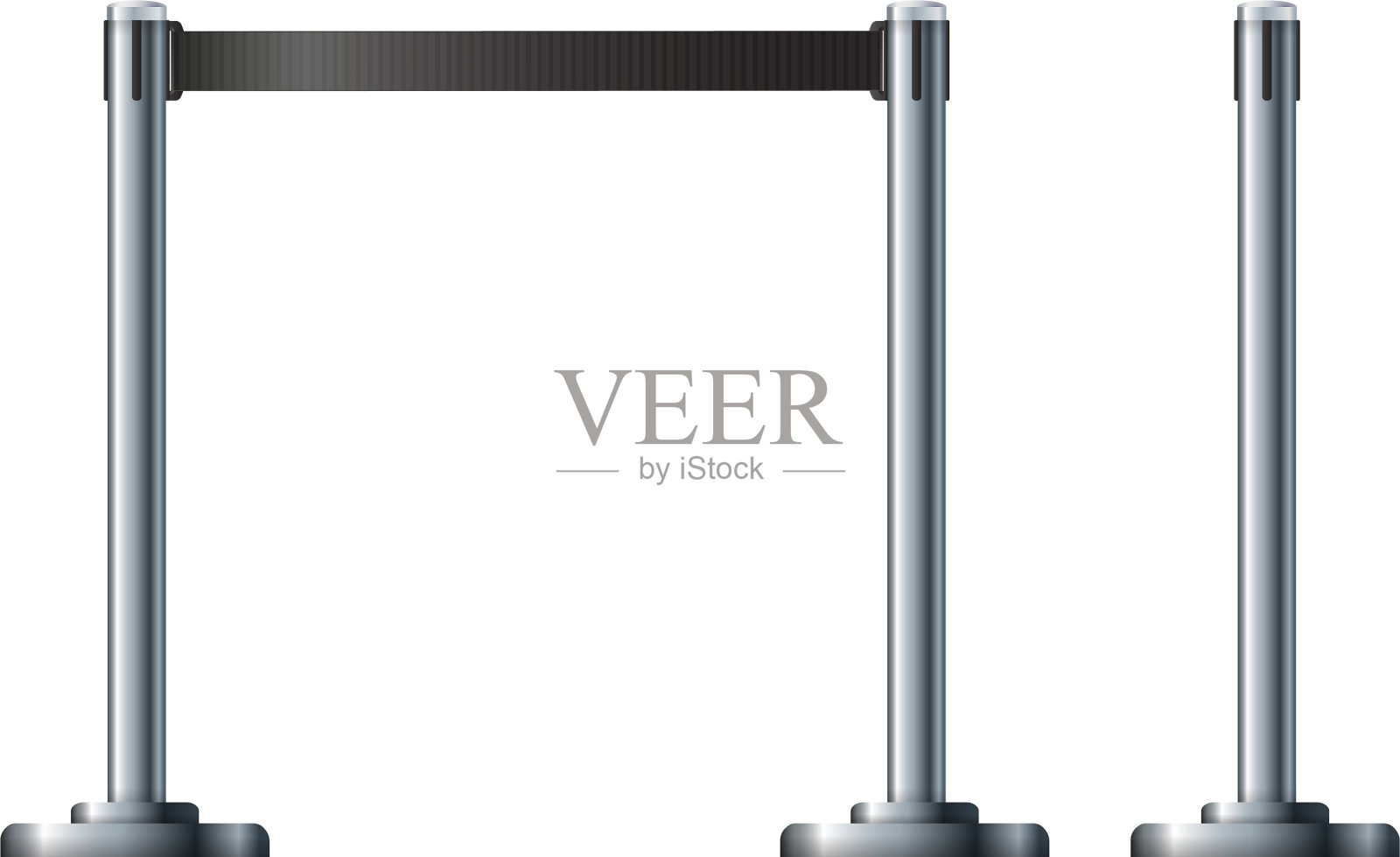 机场售票处设护栏设计元素图片