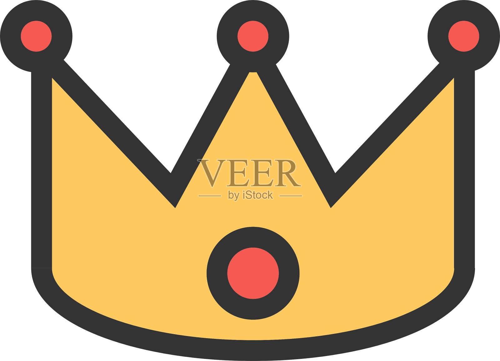 皇冠插画图片素材