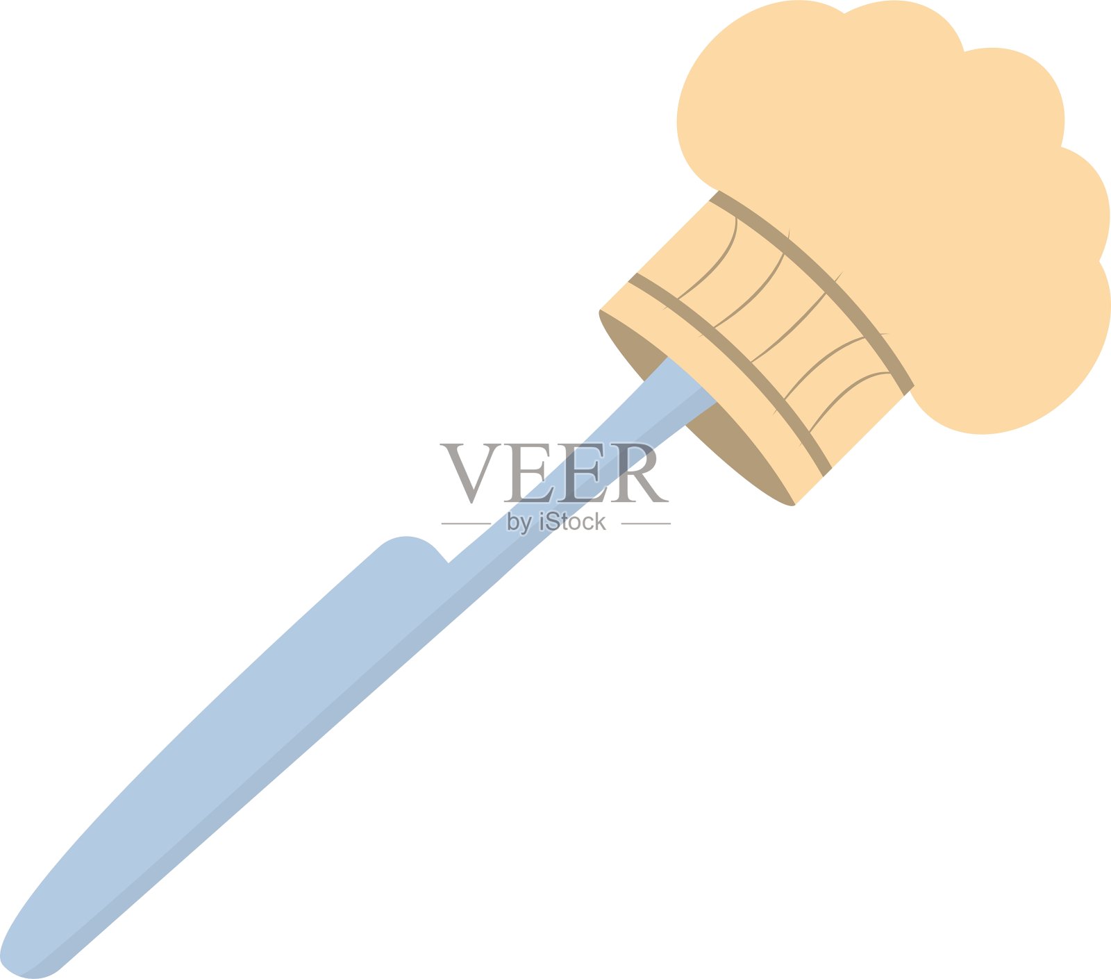 刀帽厨师炊具插画图片素材