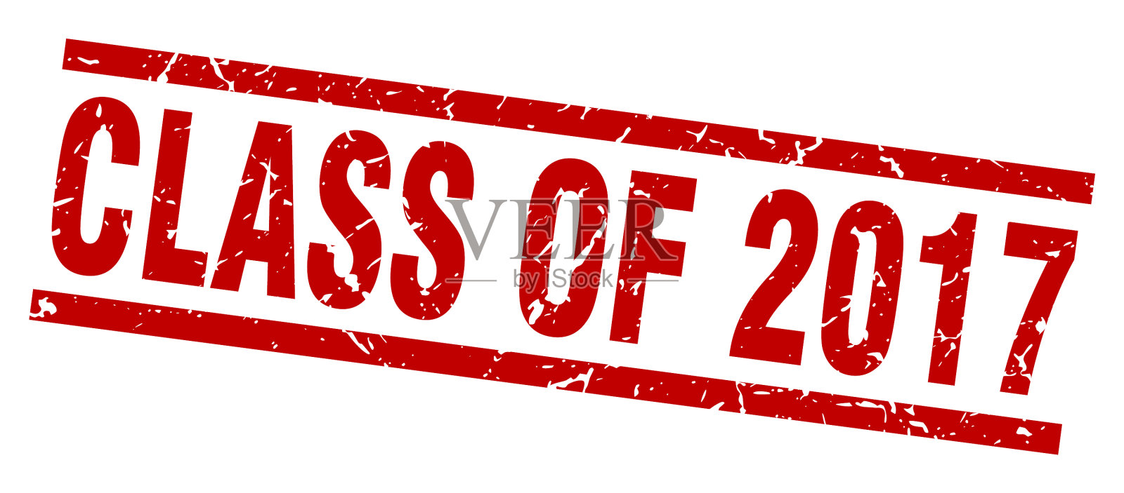 方形垃圾红色2017级邮票插画图片素材